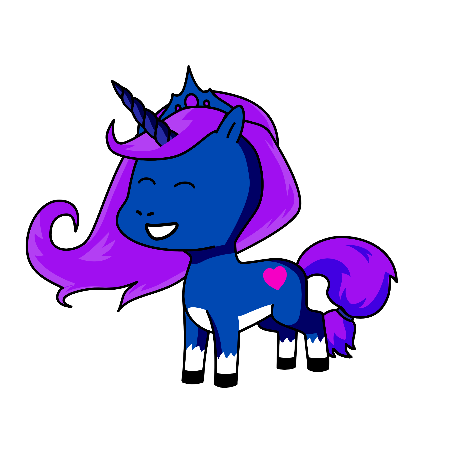 Midnight, the unicorn