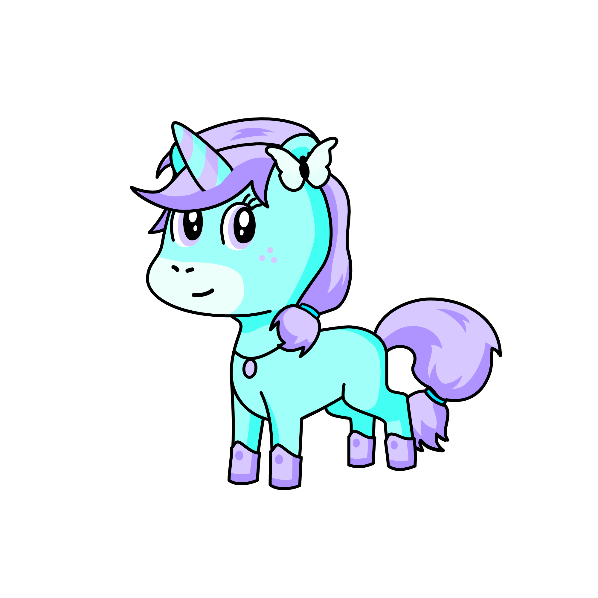 Pastel, the unicorn