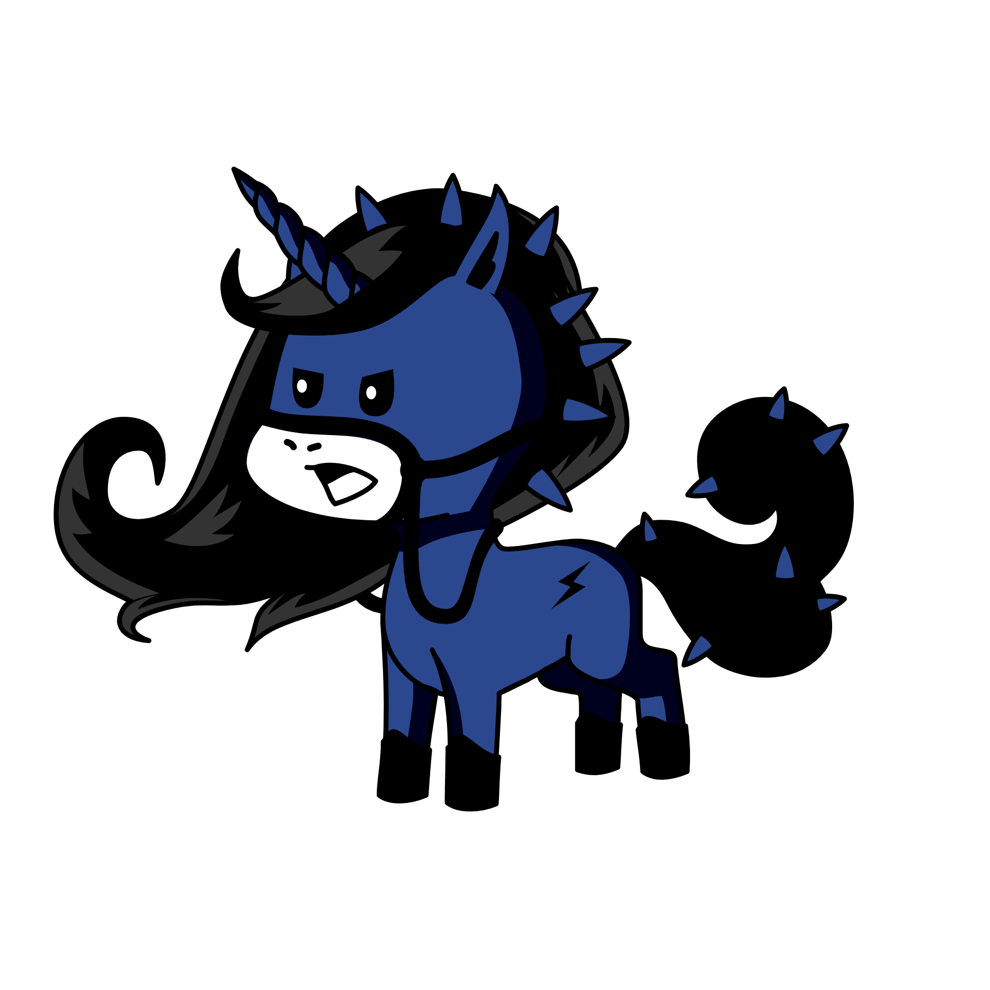 Eville, the unicorn