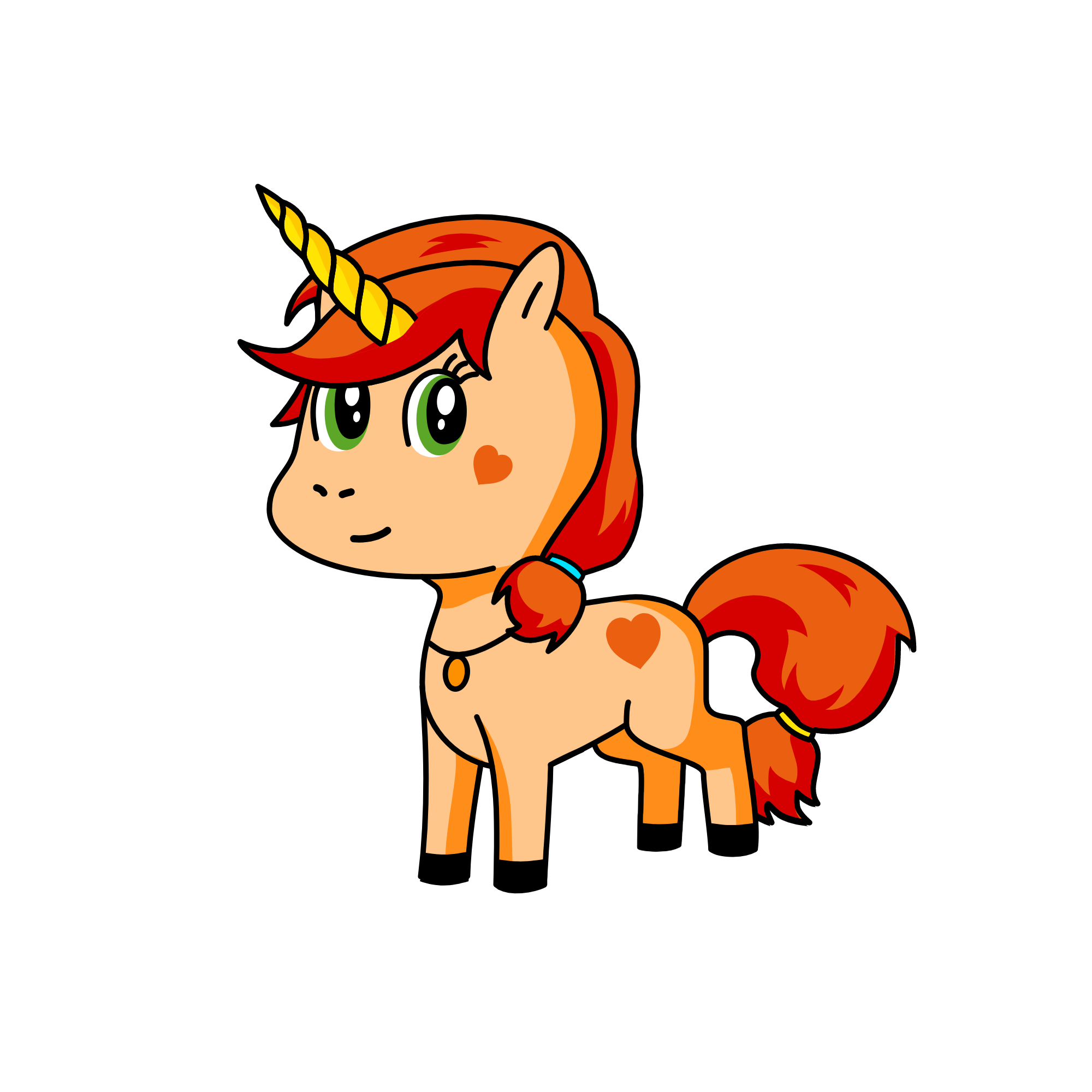 Sandy, the unicorn