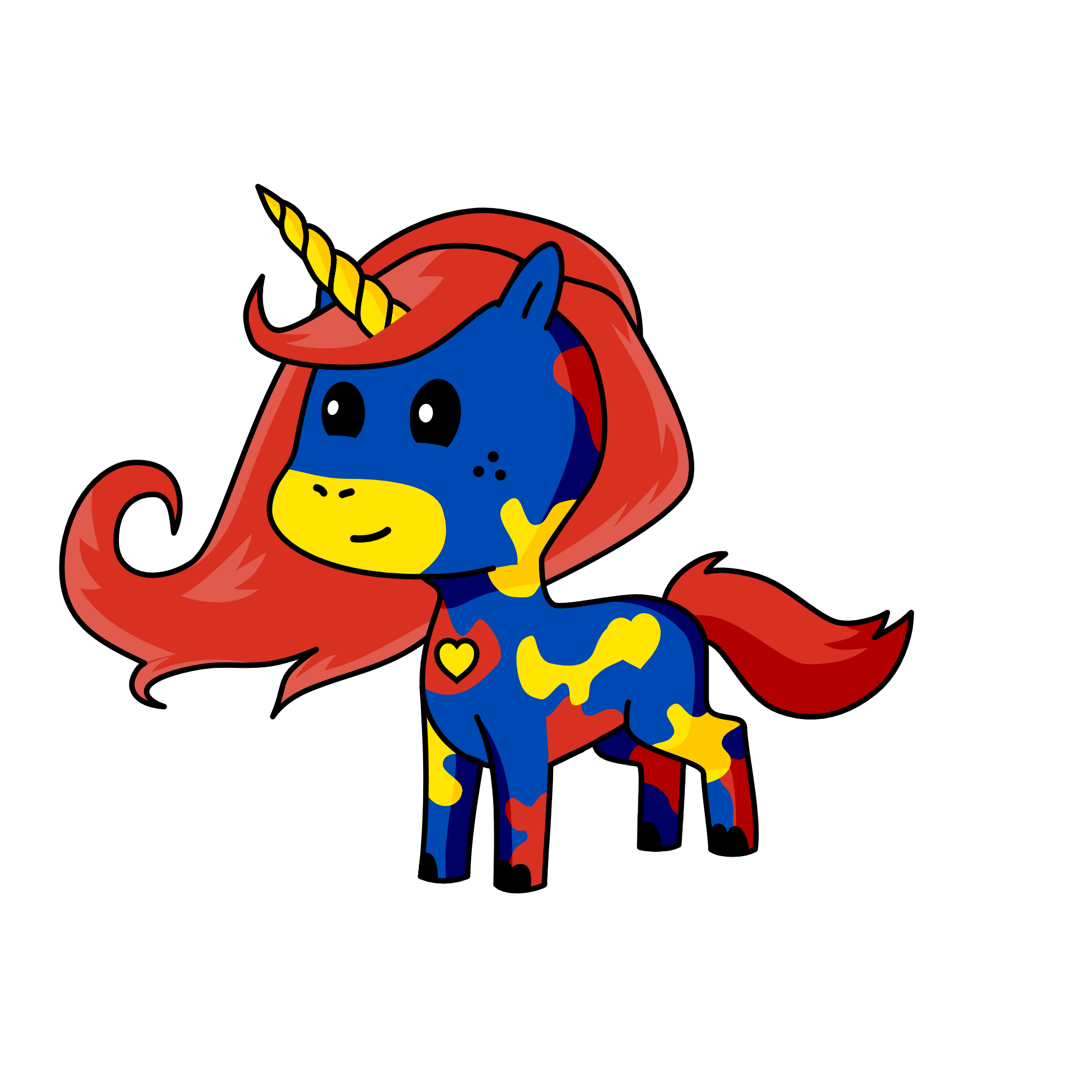 flamer, the unicorn