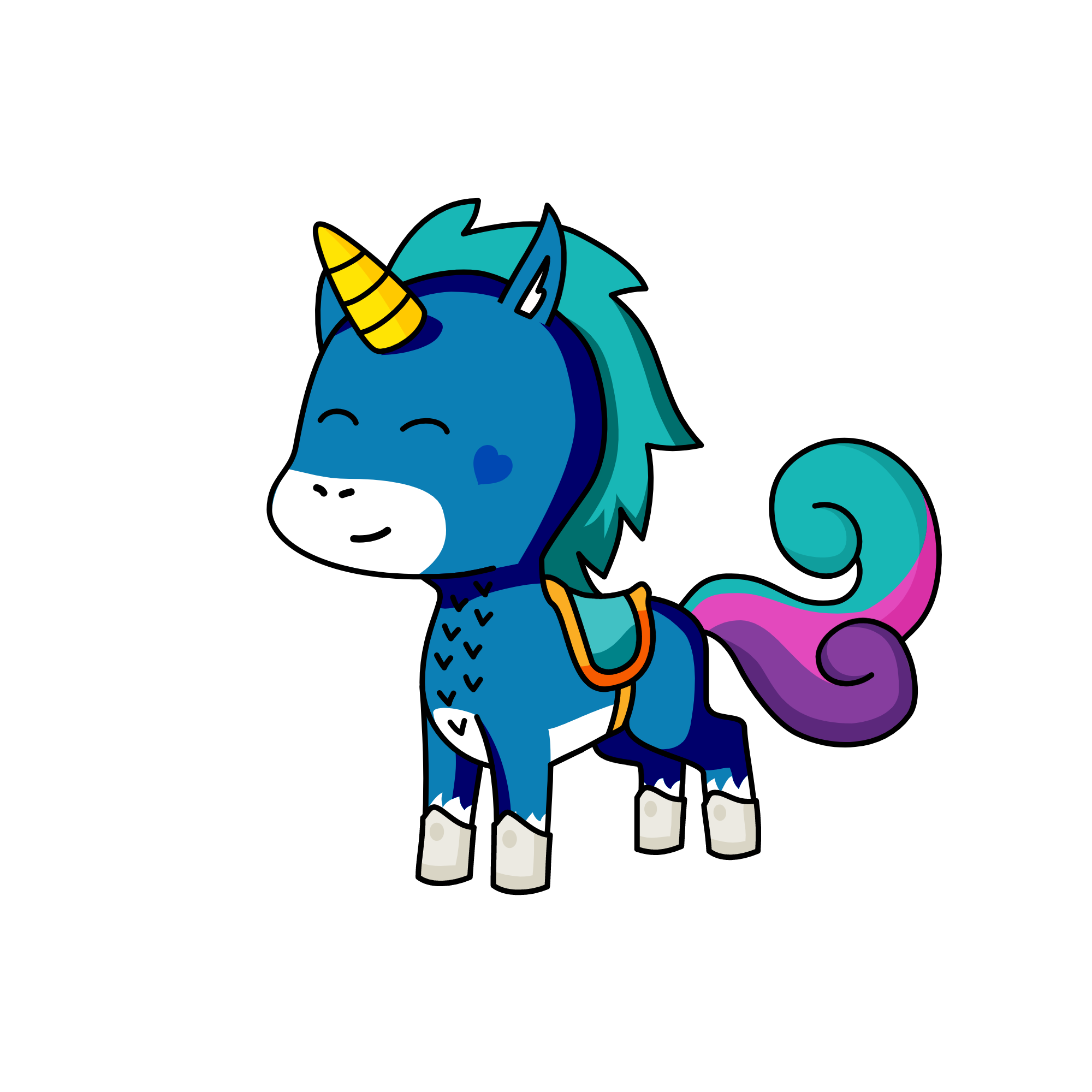 Snowie, the unicorn