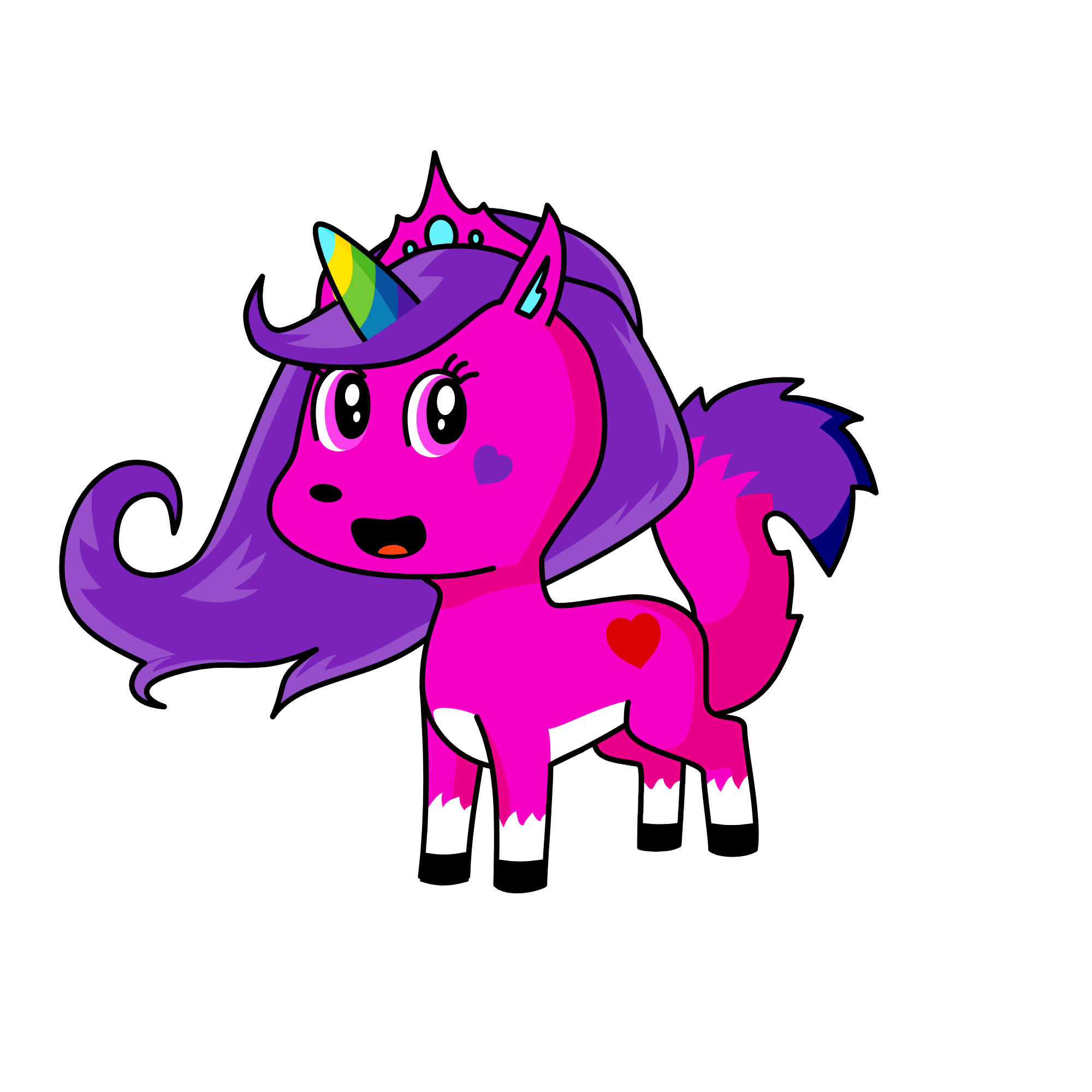 pink heaven, the unicorn