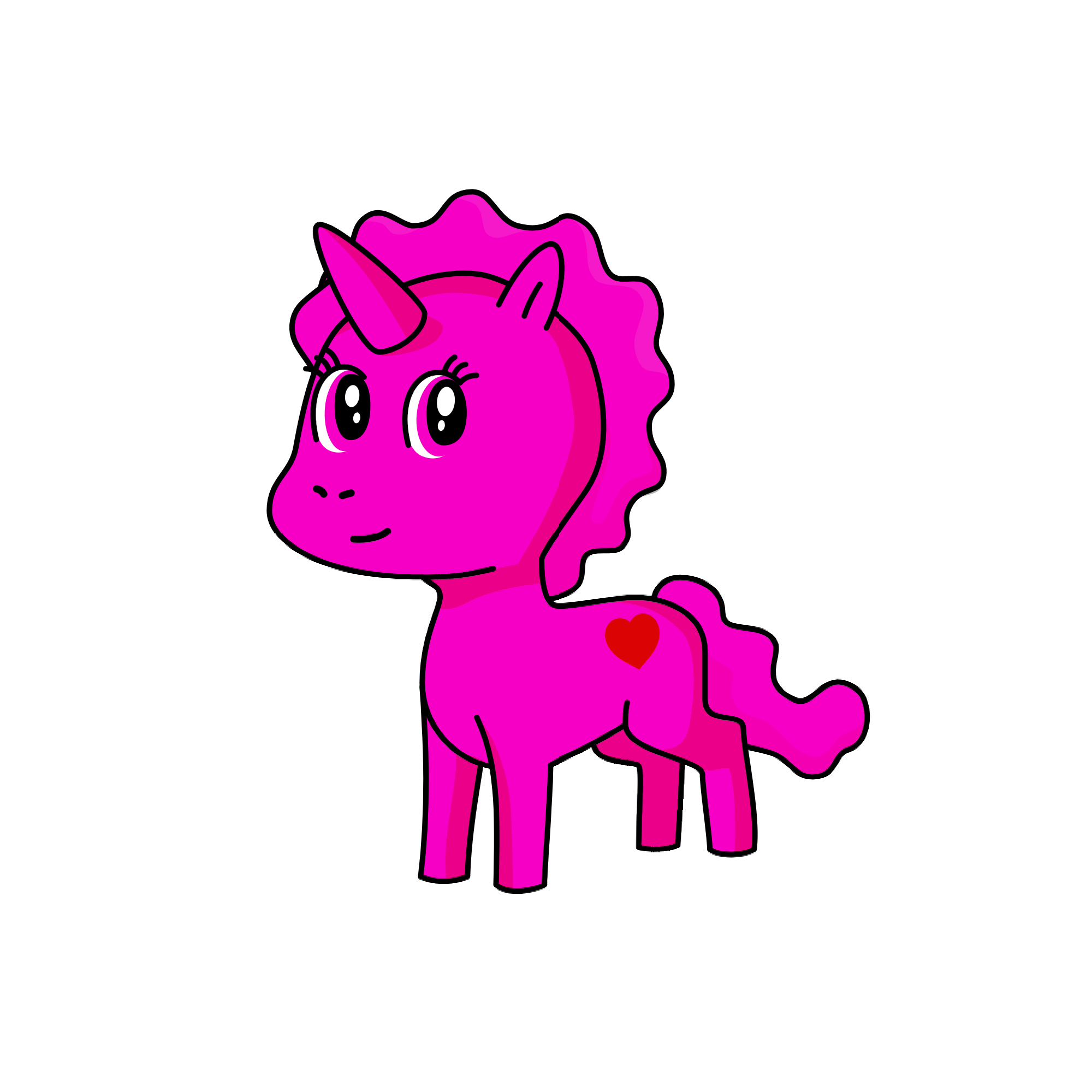 Pinkie pie, the unicorn