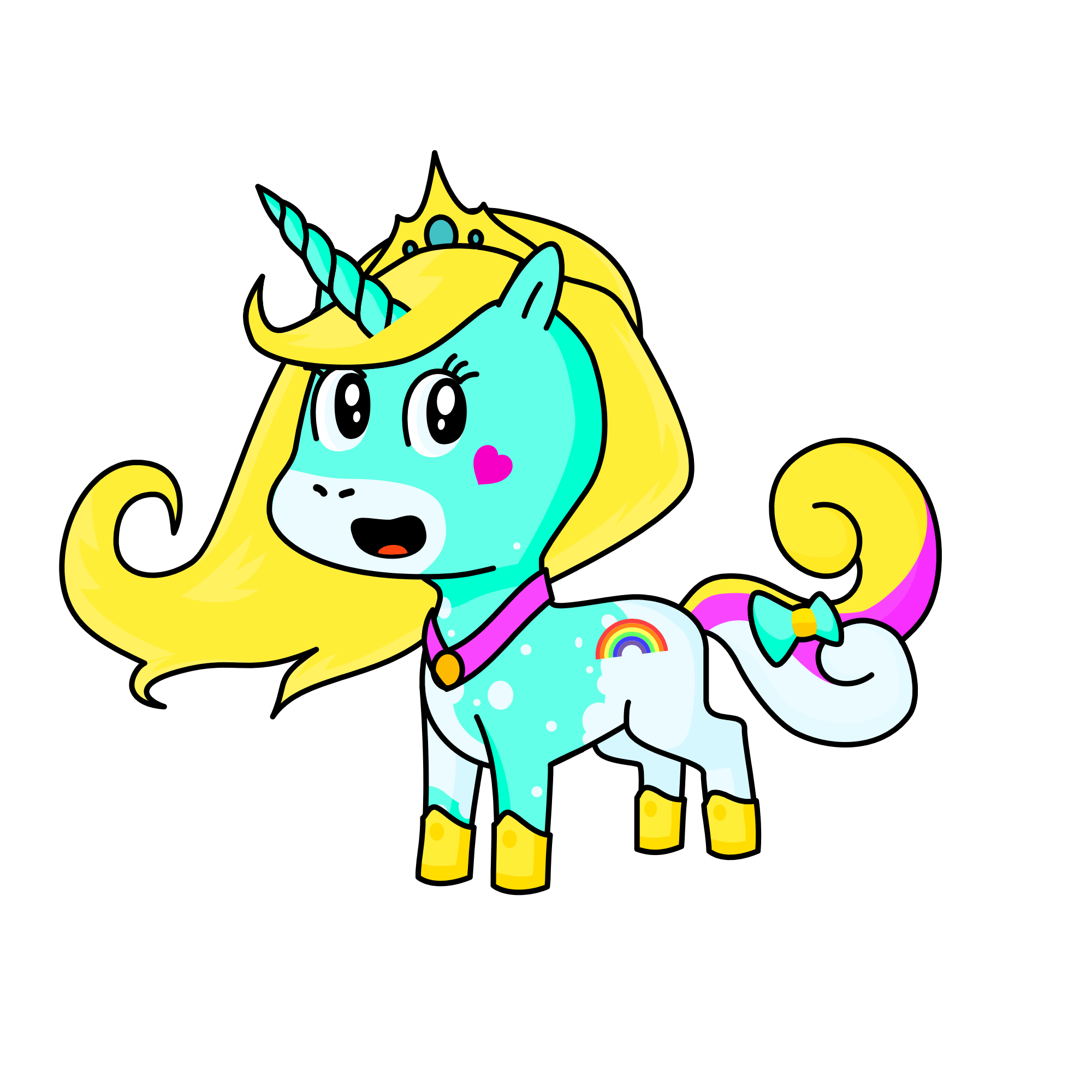 Pastela, the unicorn