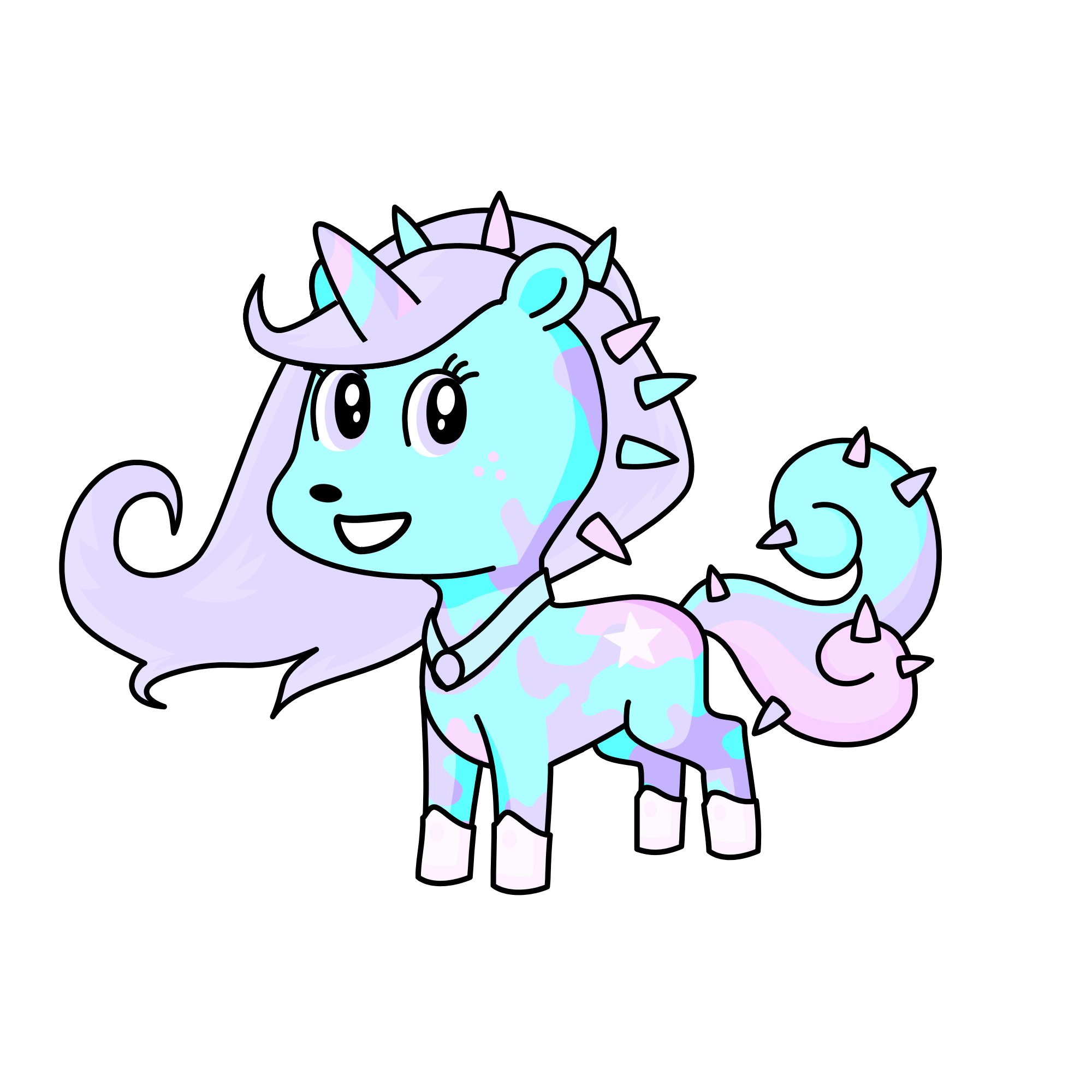 Pastel, the unicorn