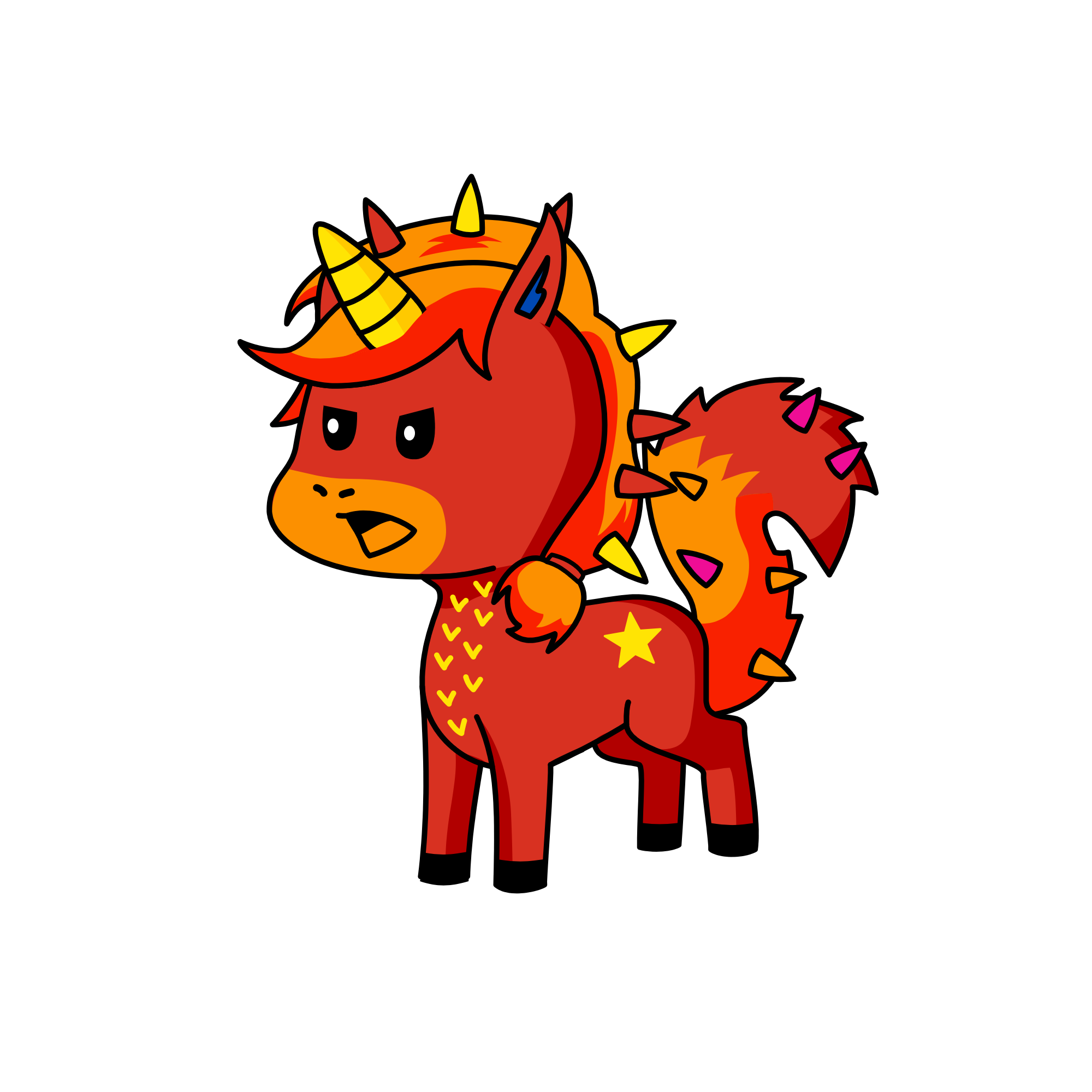 Devilna, the unicorn