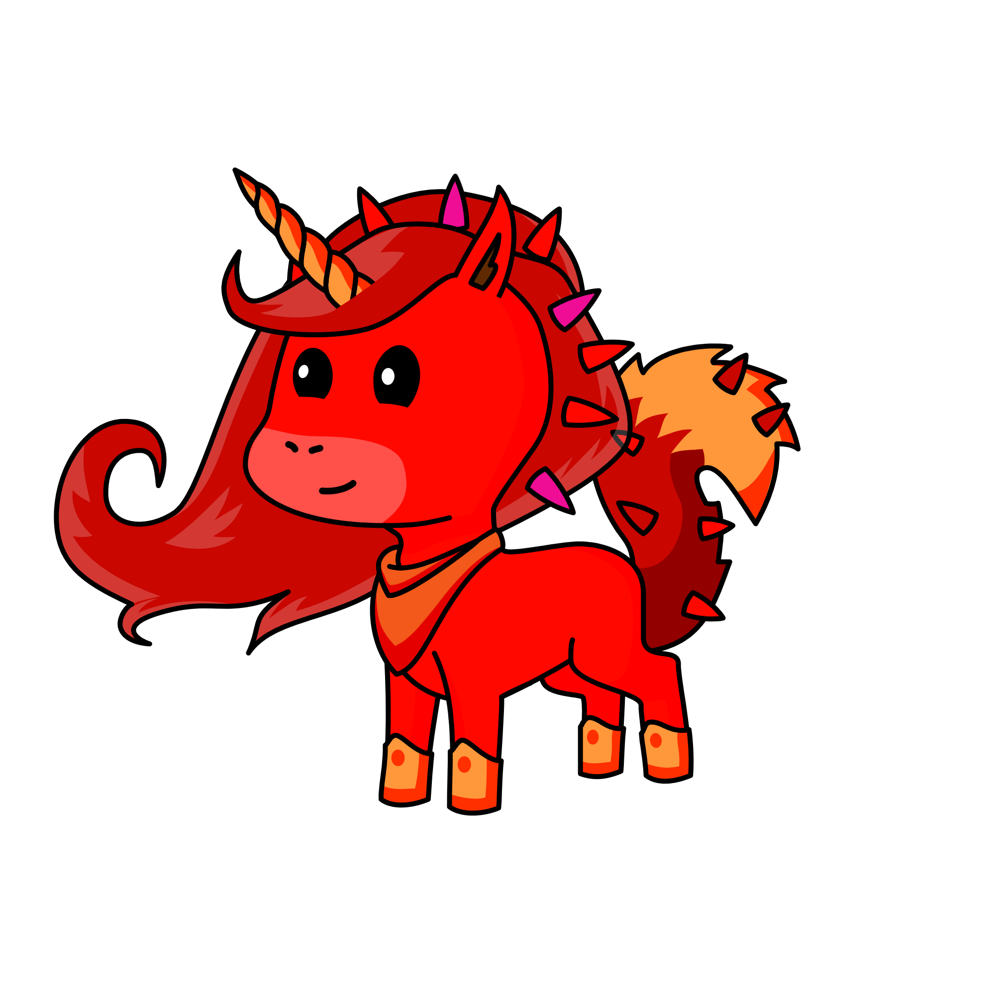 Devil Queen, the unicorn