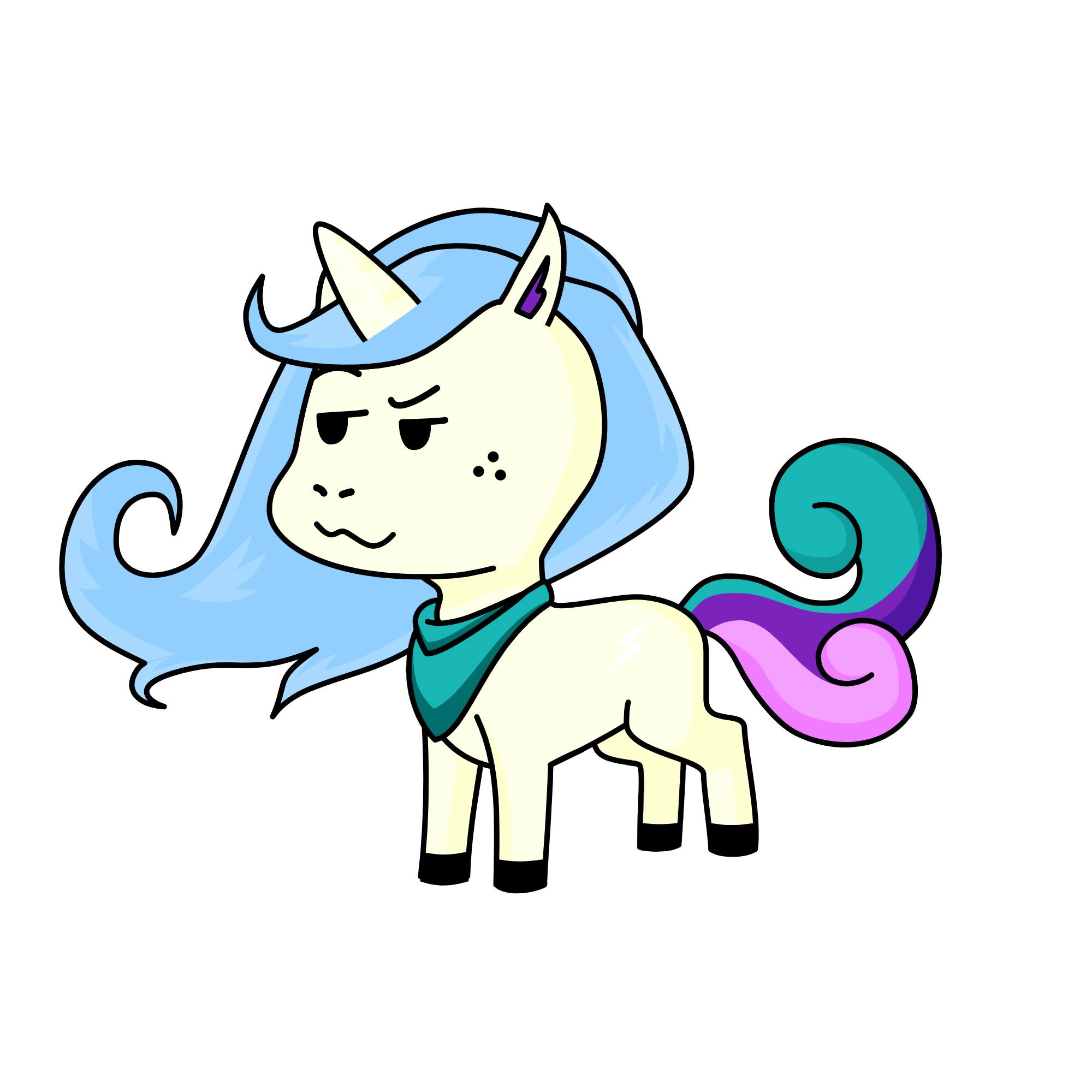 Plop, the unicorn