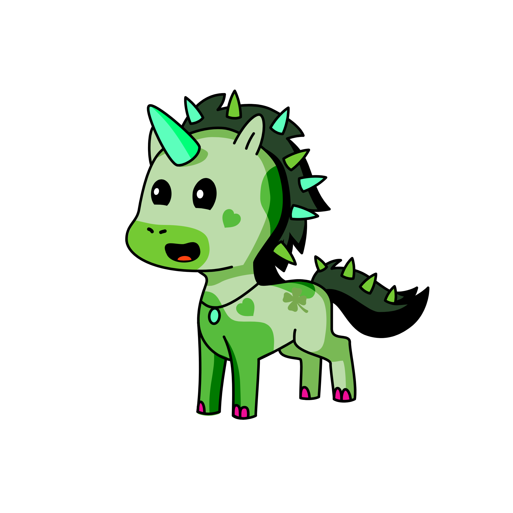 Forest king, the unicorn
