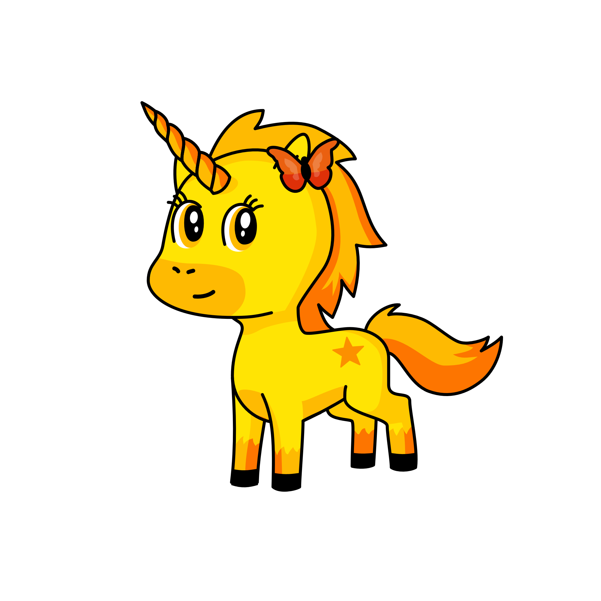 dawn, the unicorn