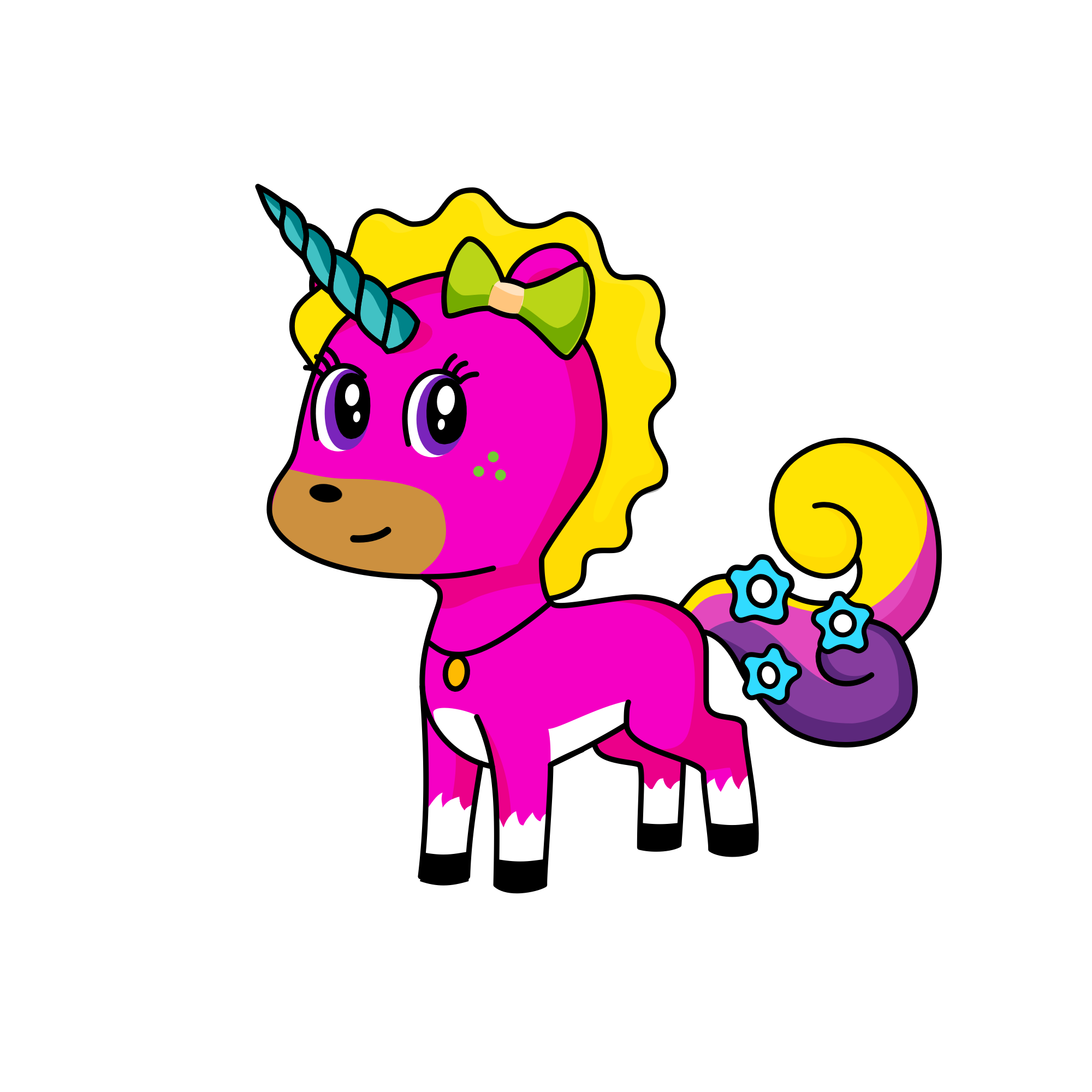Hörnchen, the unicorn