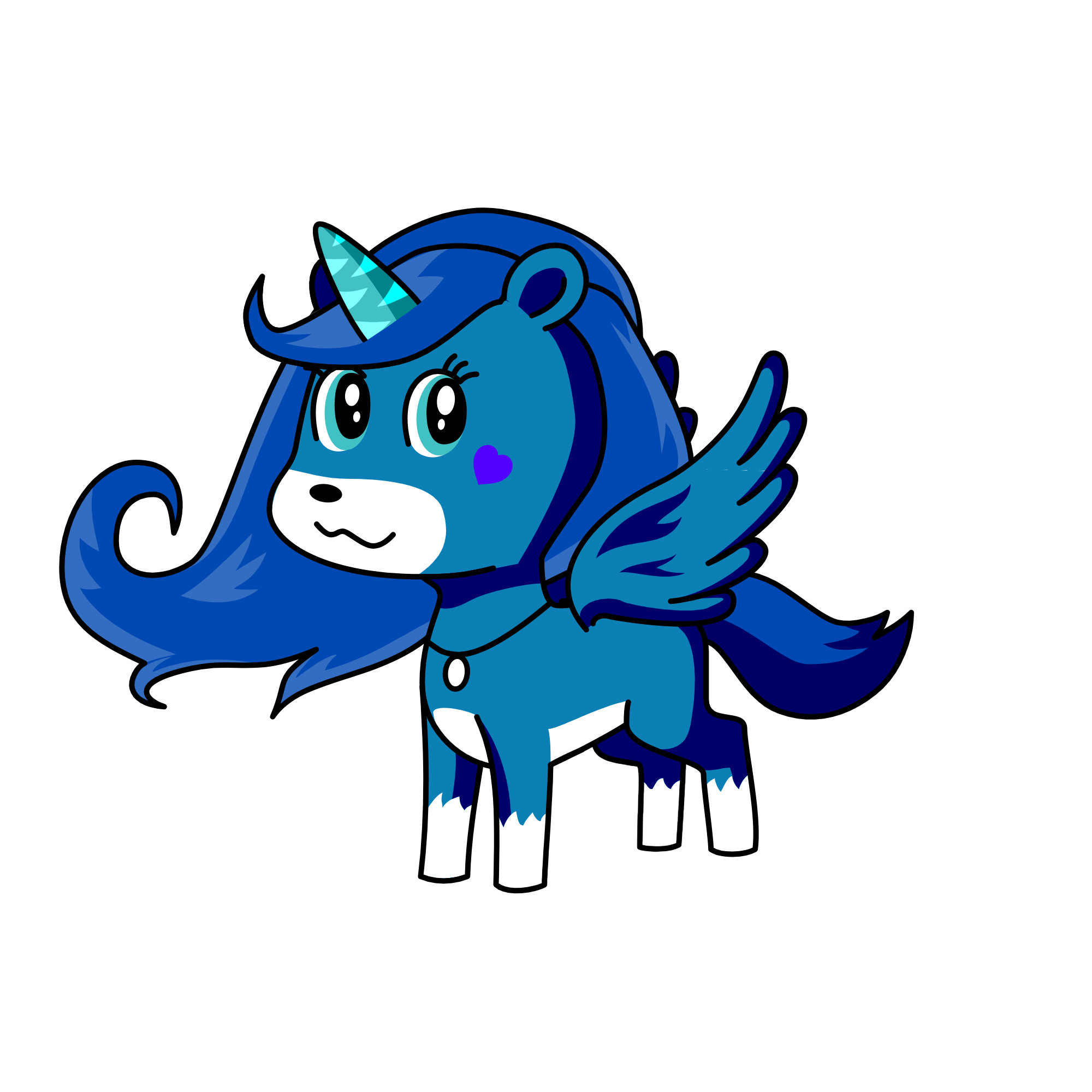 princess moon, the unicorn