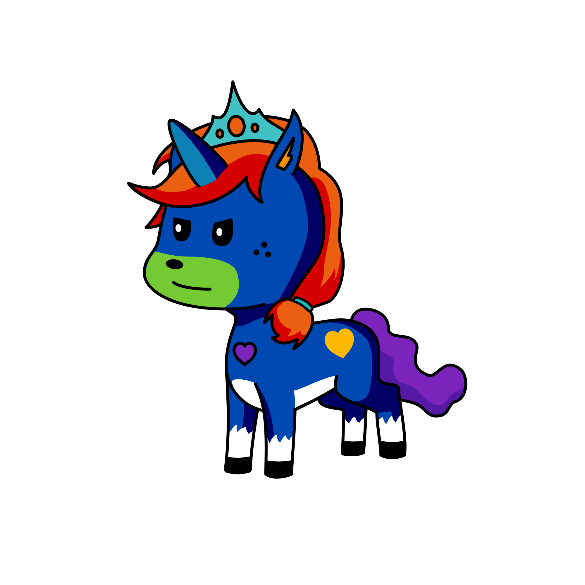 This dude, the unicorn