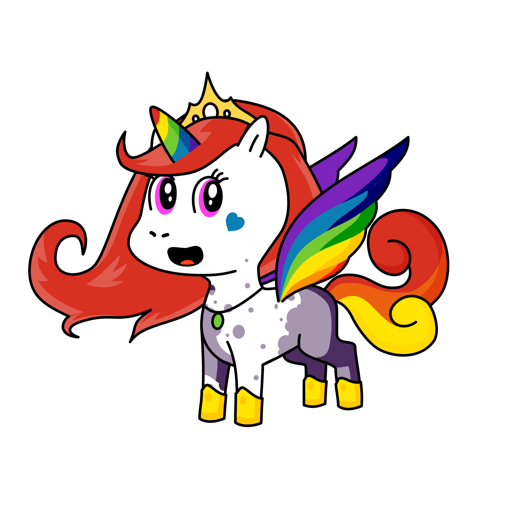 Get wings by scrolling all the way down and hitting geremanys best kept secret and then hit add wing, the unicorn