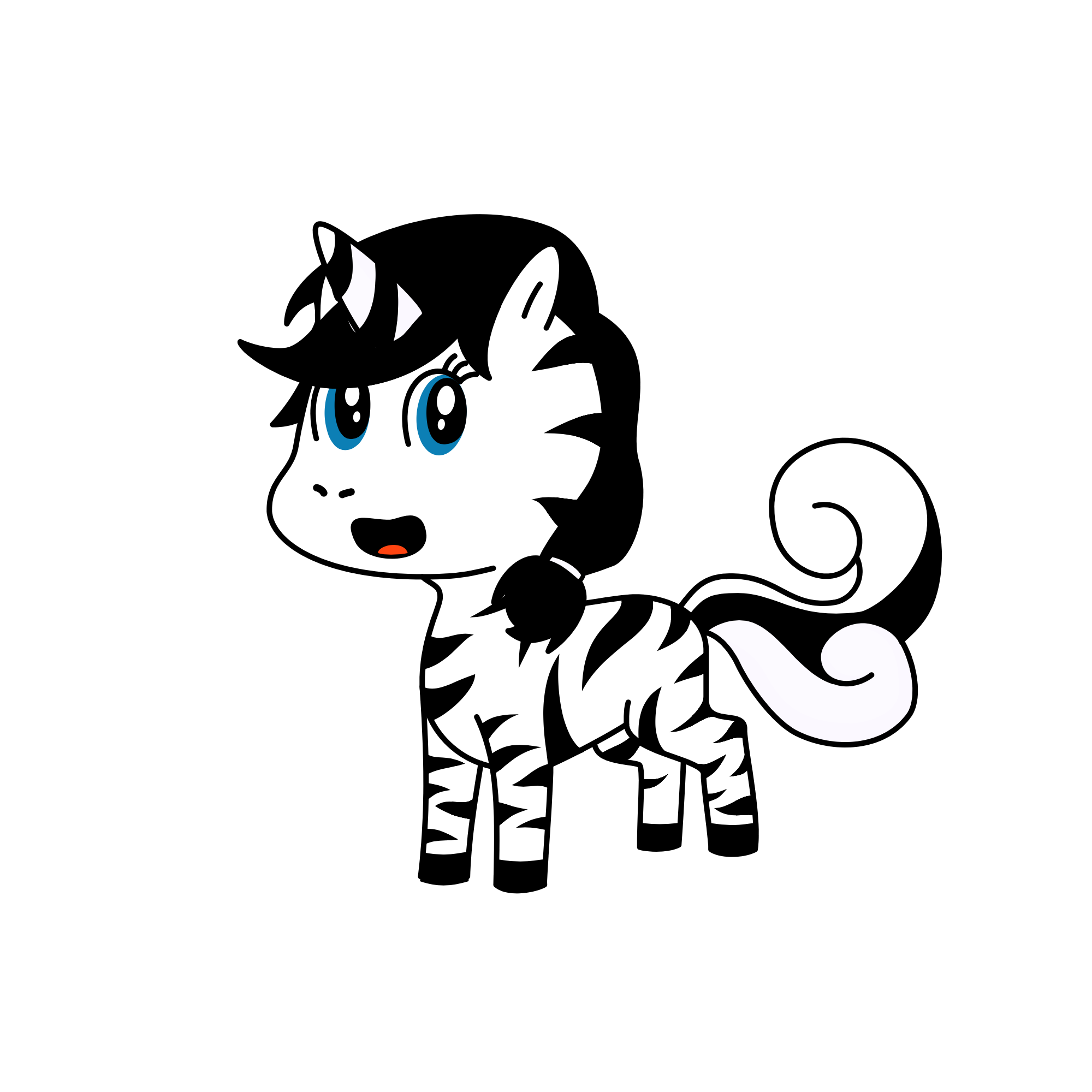 ZÉBRA, the unicorn