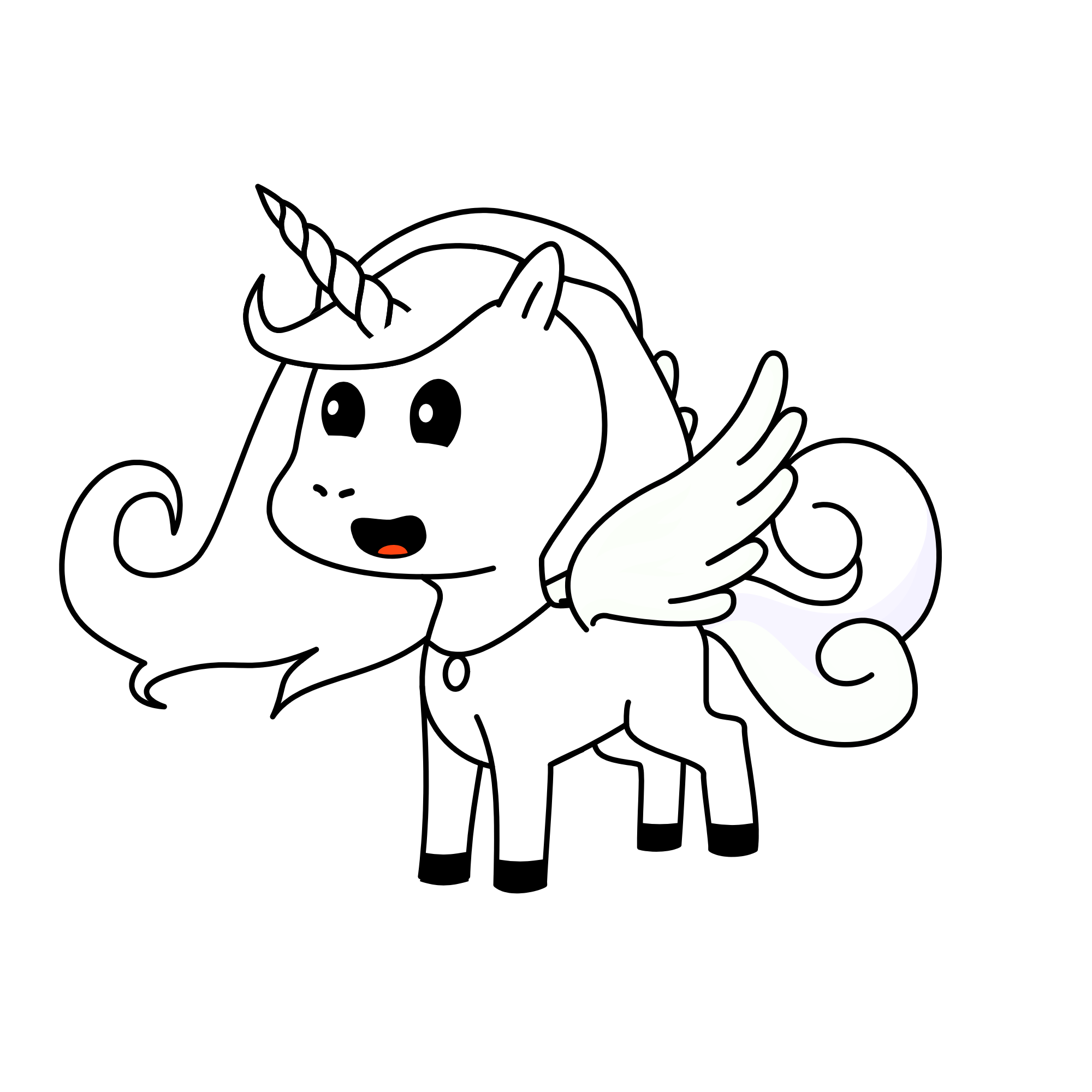 Uni blank , the unicorn