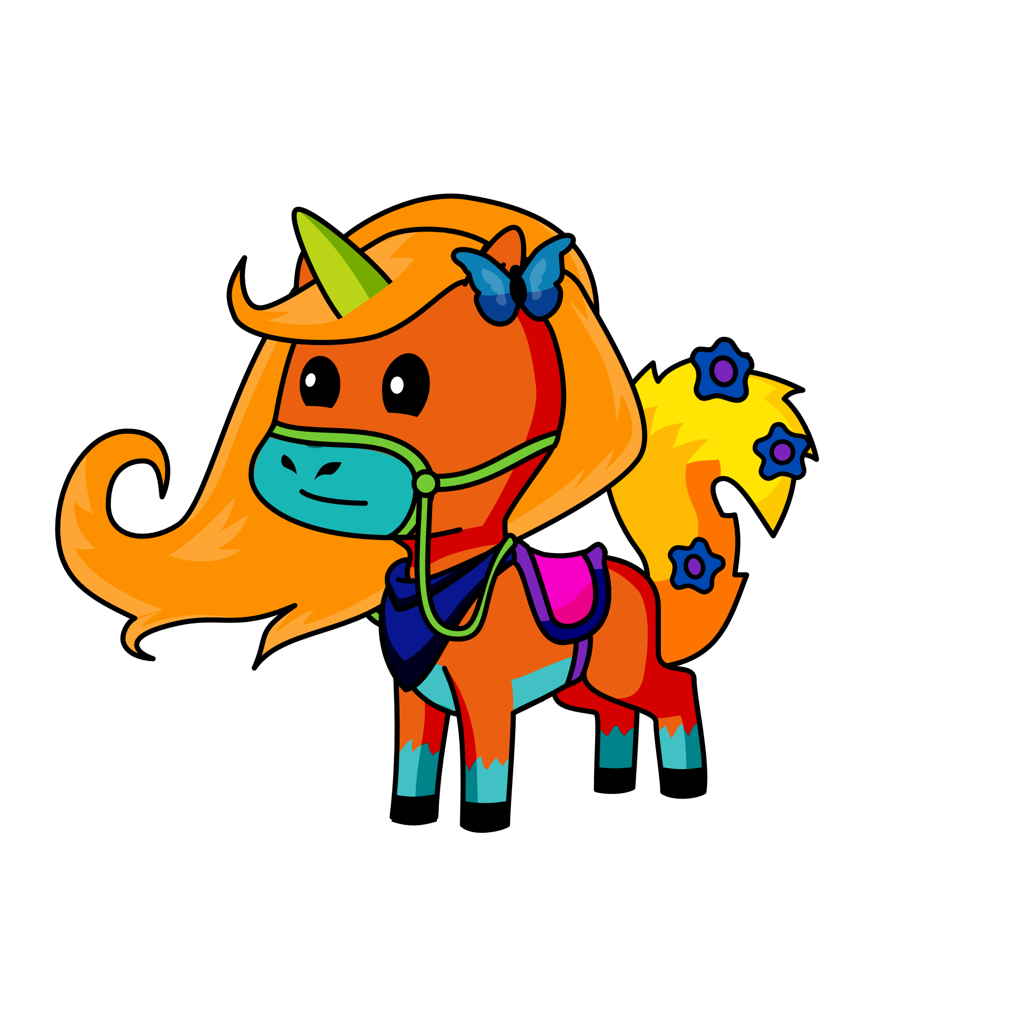 rainbow, the unicorn