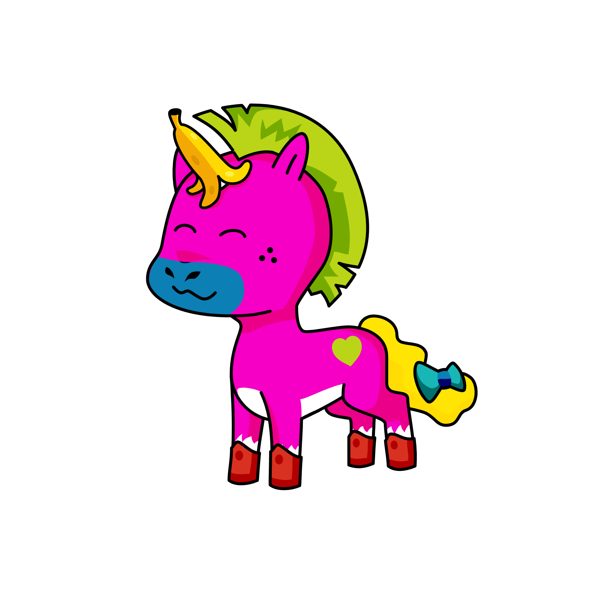 Bing, the unicorn