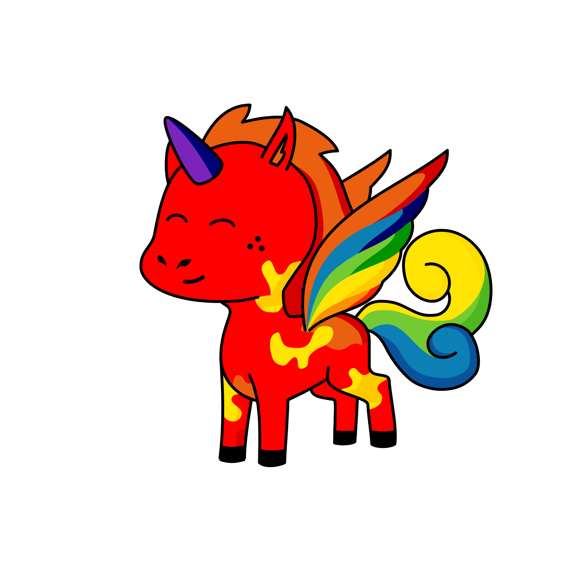jaja flips, the unicorn