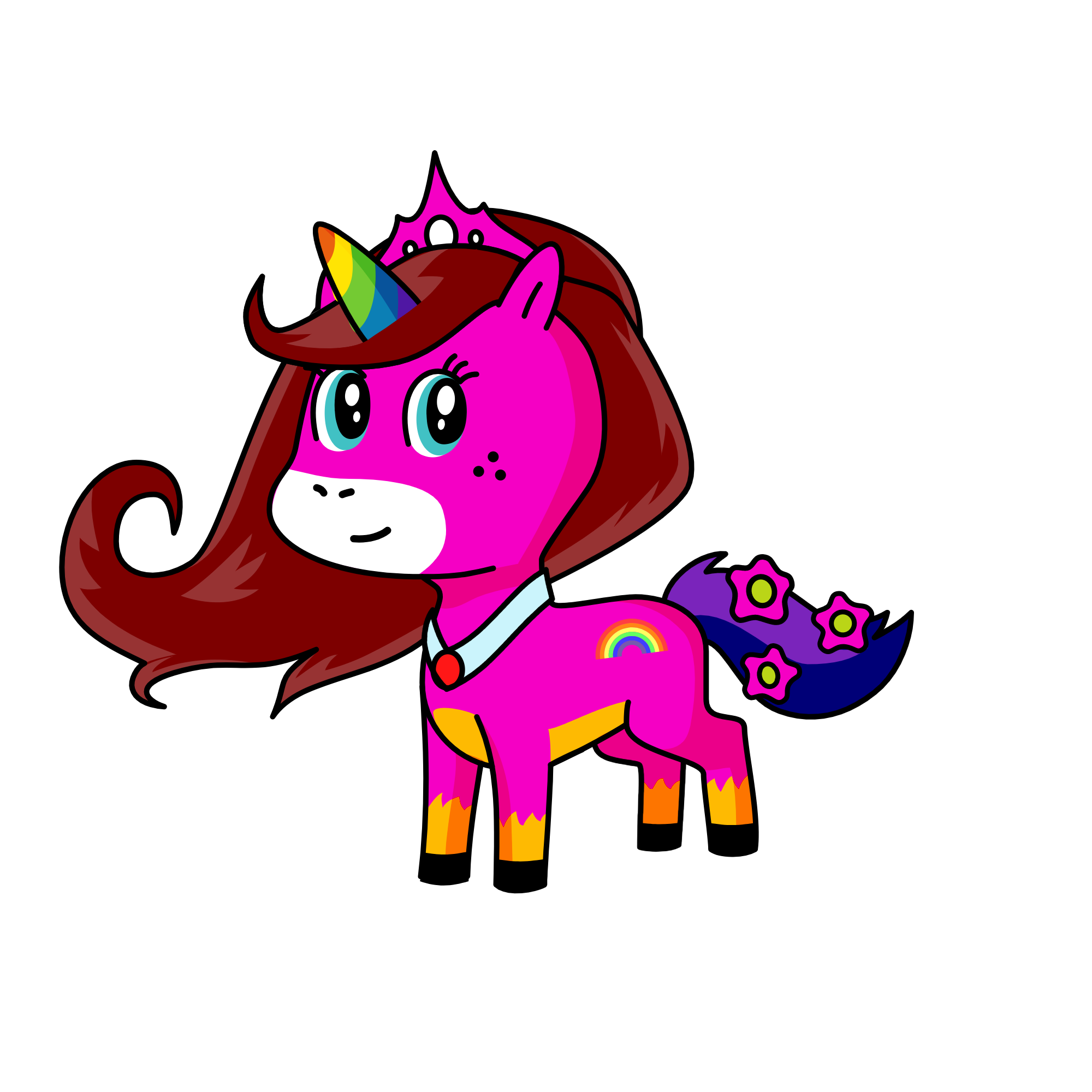 pinky, the unicorn