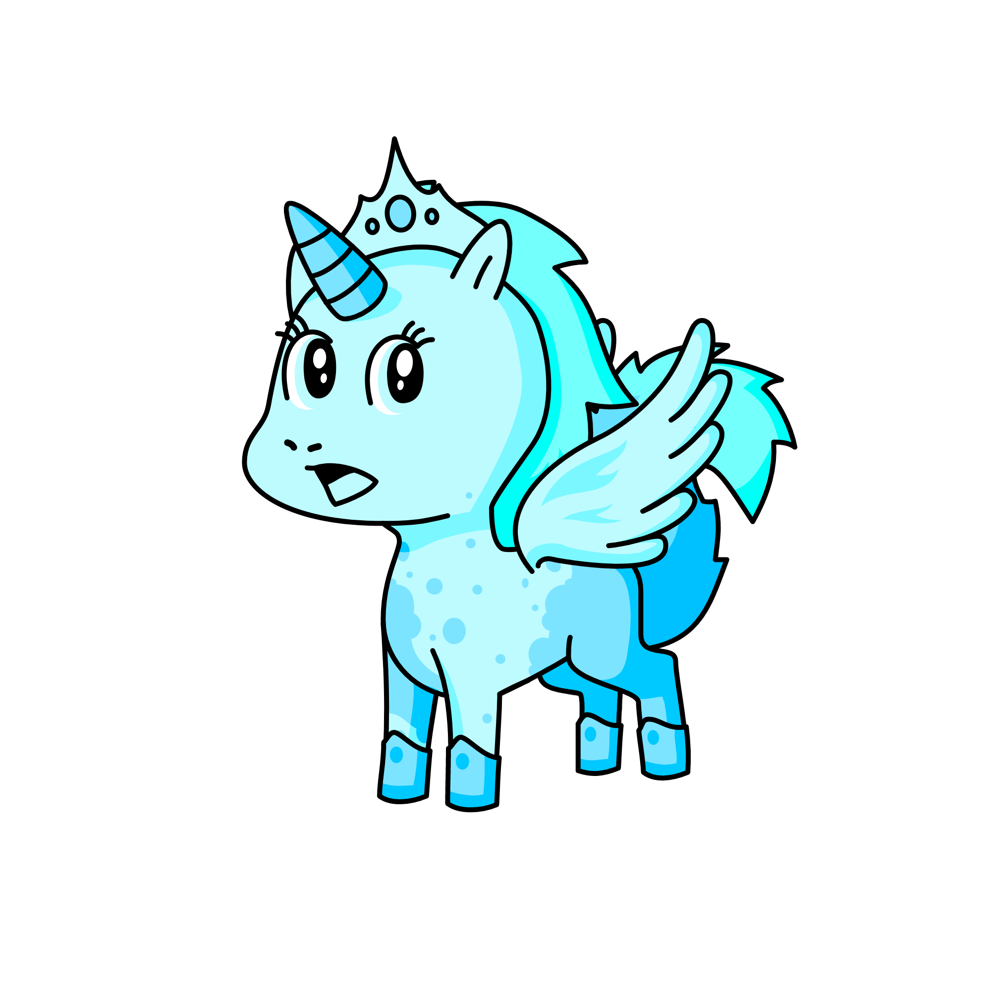 snow, the unicorn