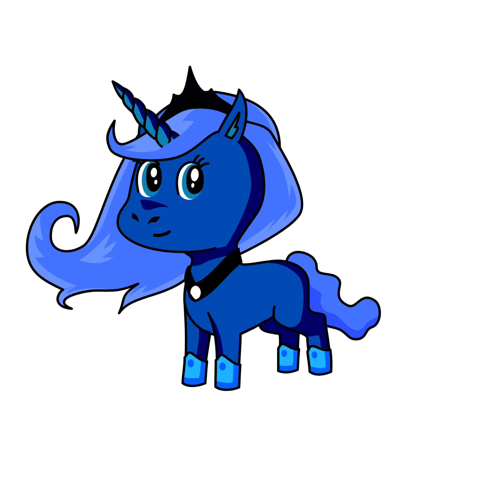 Princess Luna, the unicorn