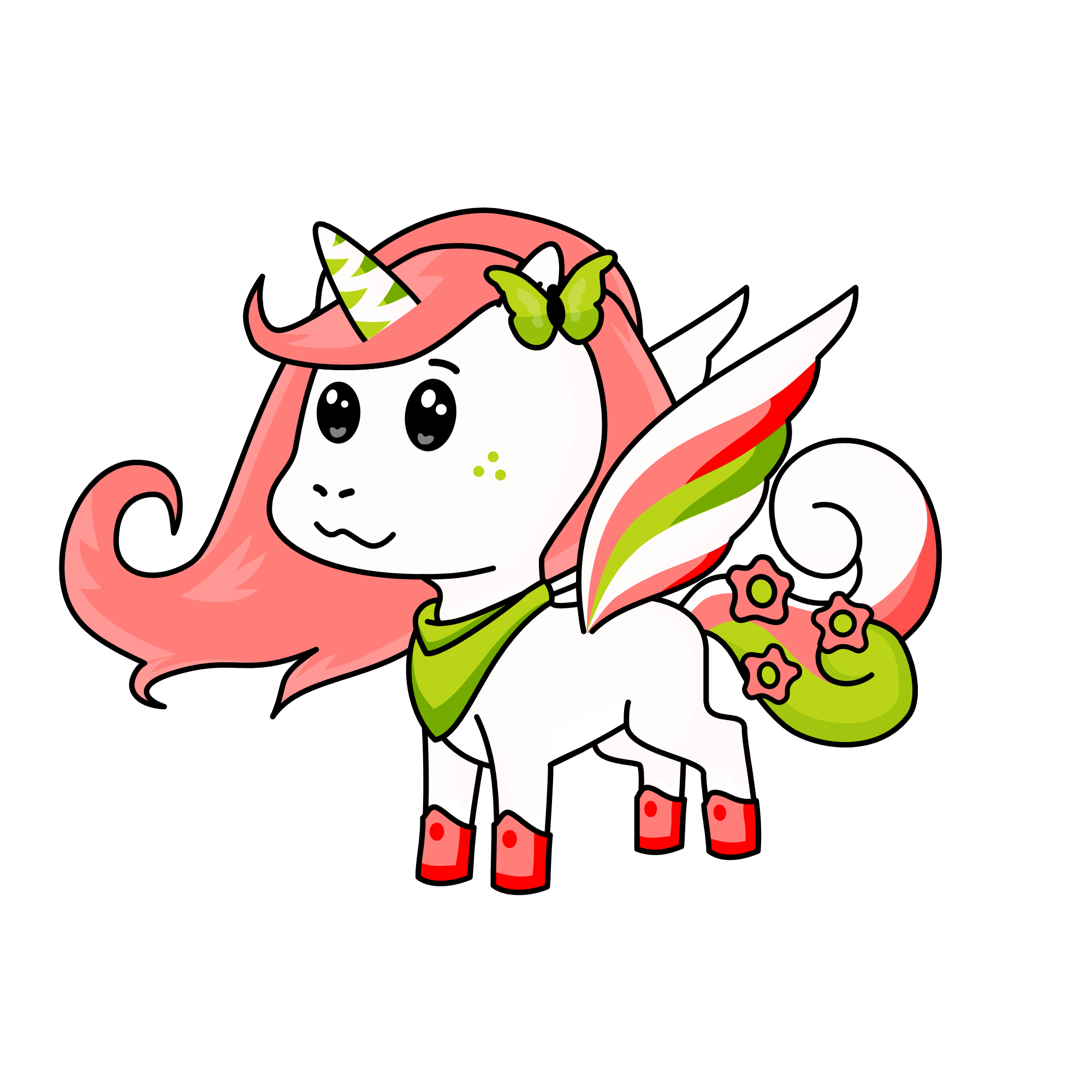 Pastel, the unicorn