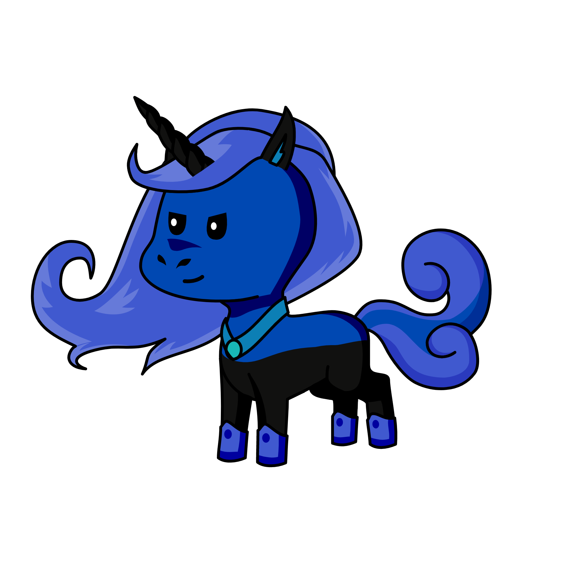 Nightmare Moon, the unicorn