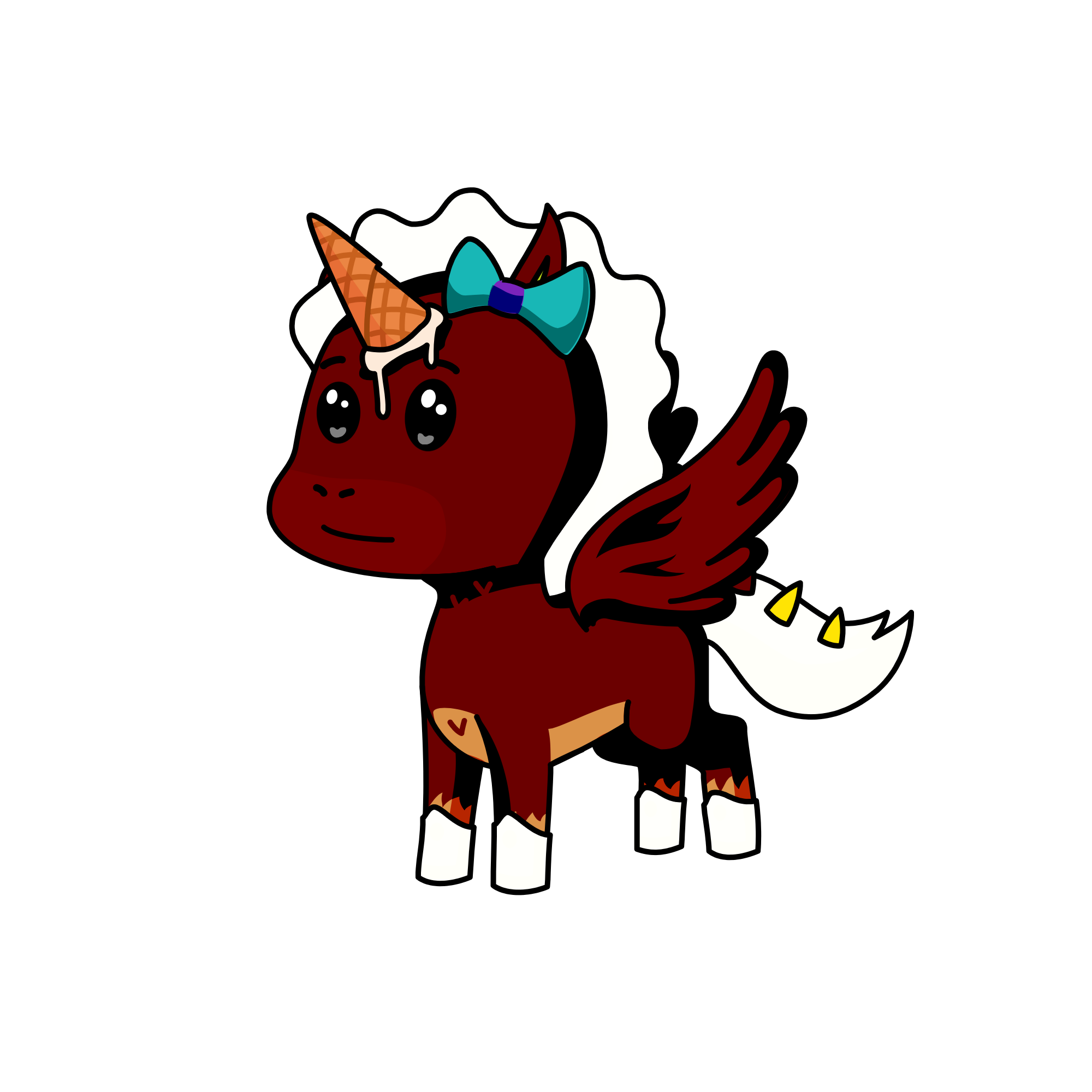 Cool guy, the unicorn