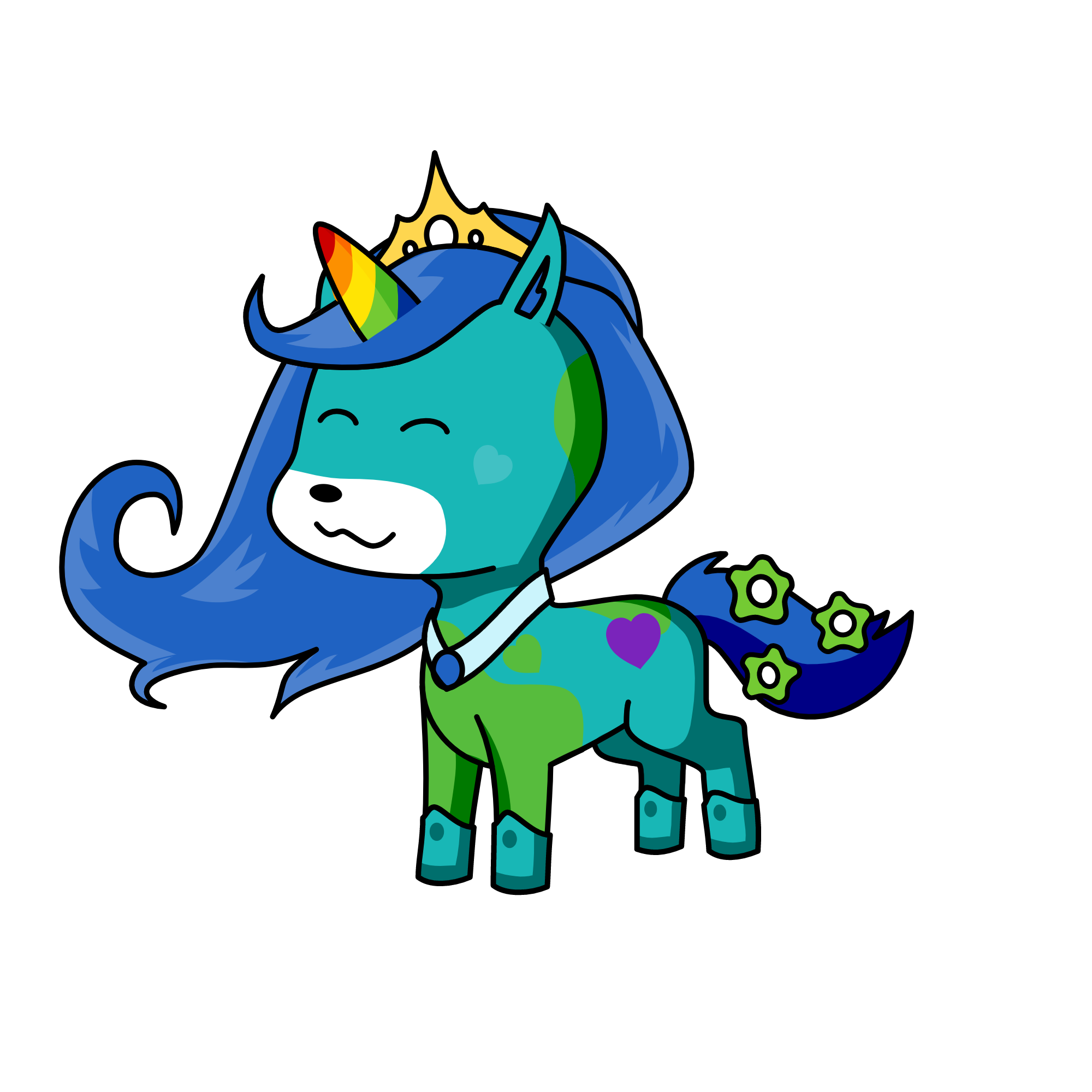 QUEEN OCEAN !, the unicorn