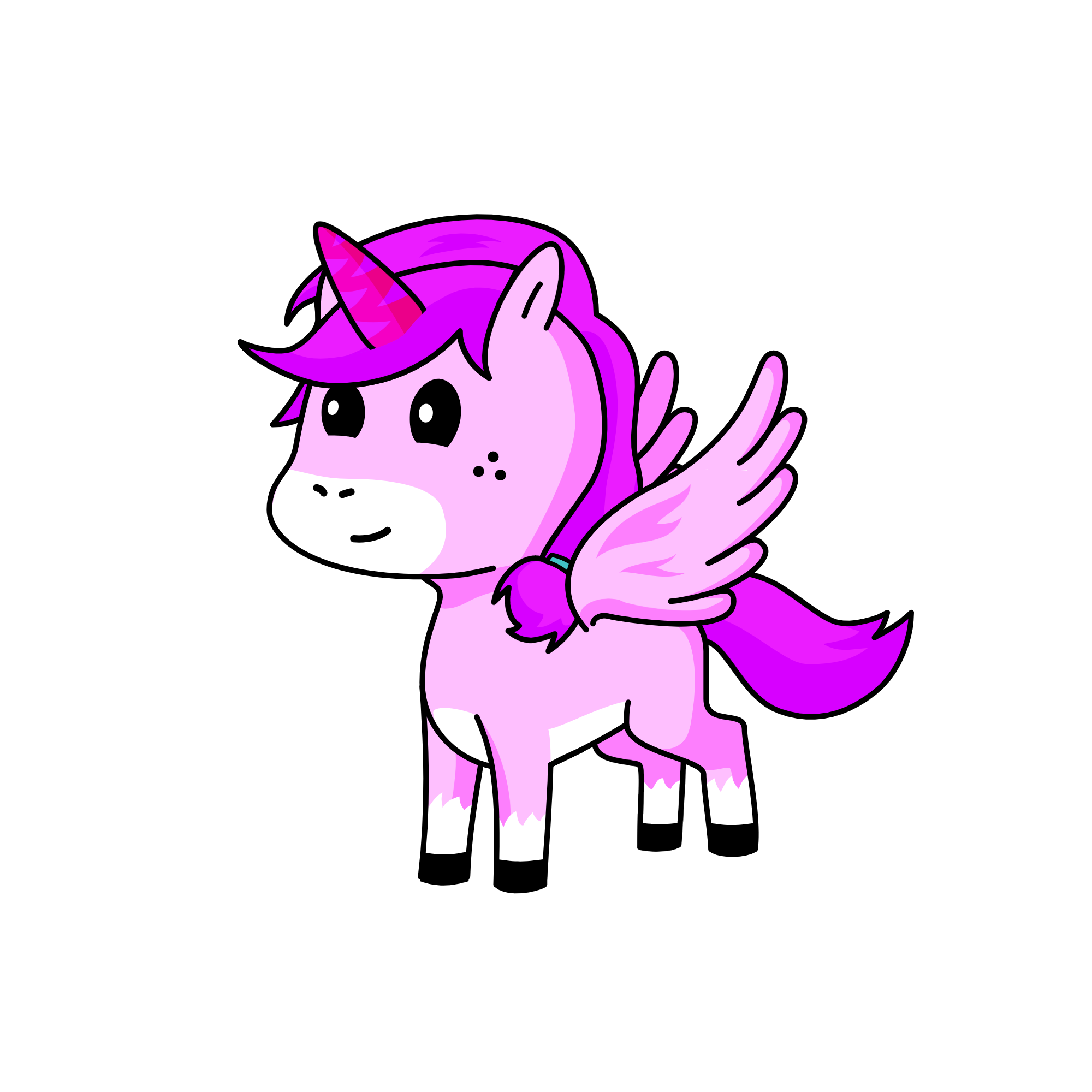 pinky, the unicorn