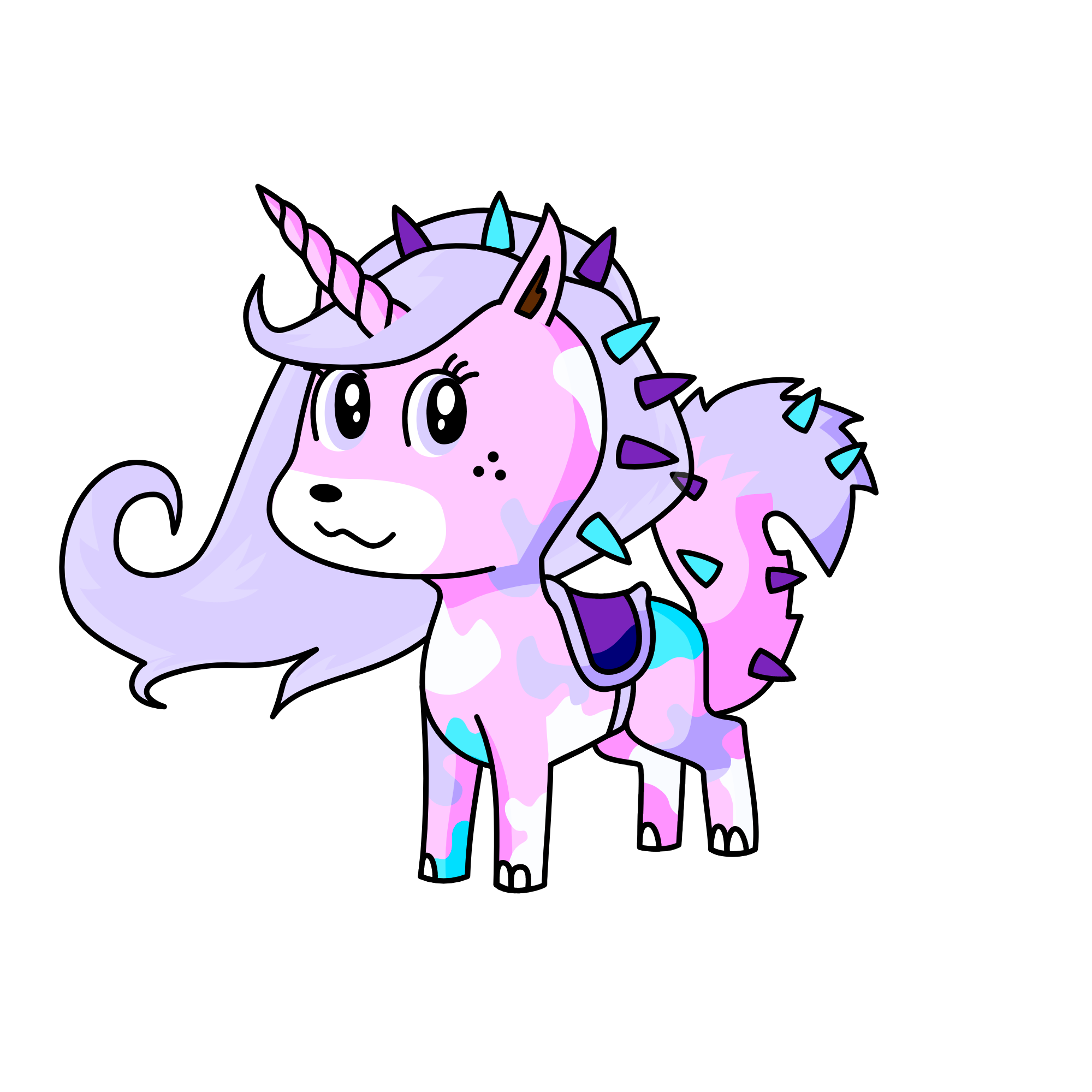 Blueberry the UNICORN!, the unicorn