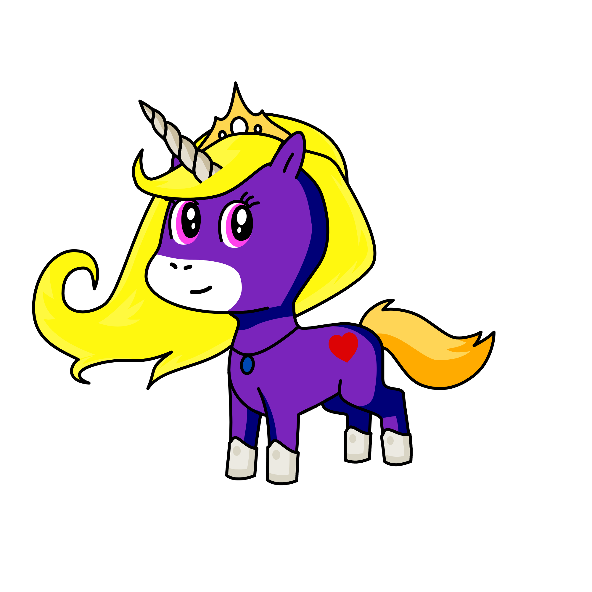 bella, the unicorn