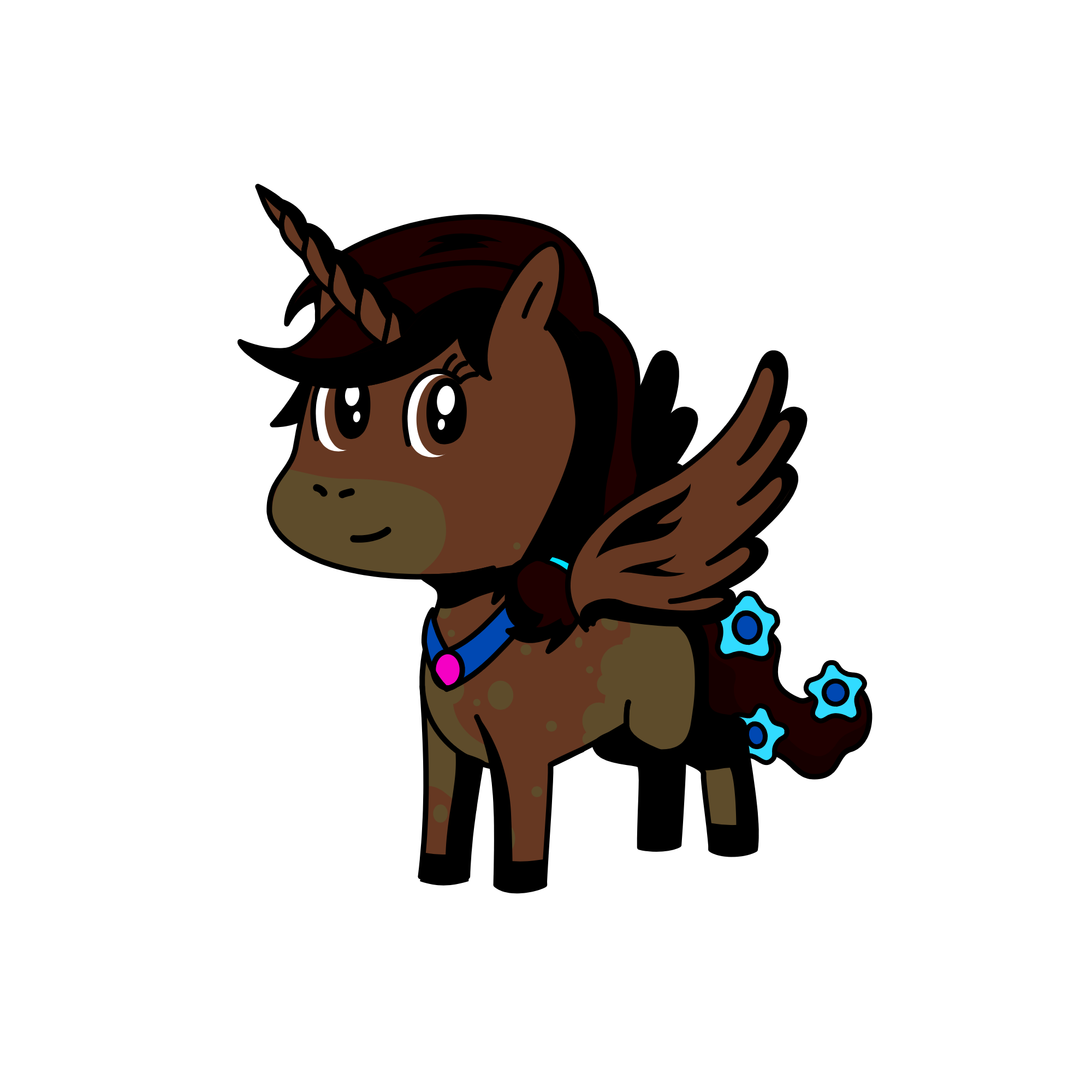 Elsie as a alicorn, the unicorn