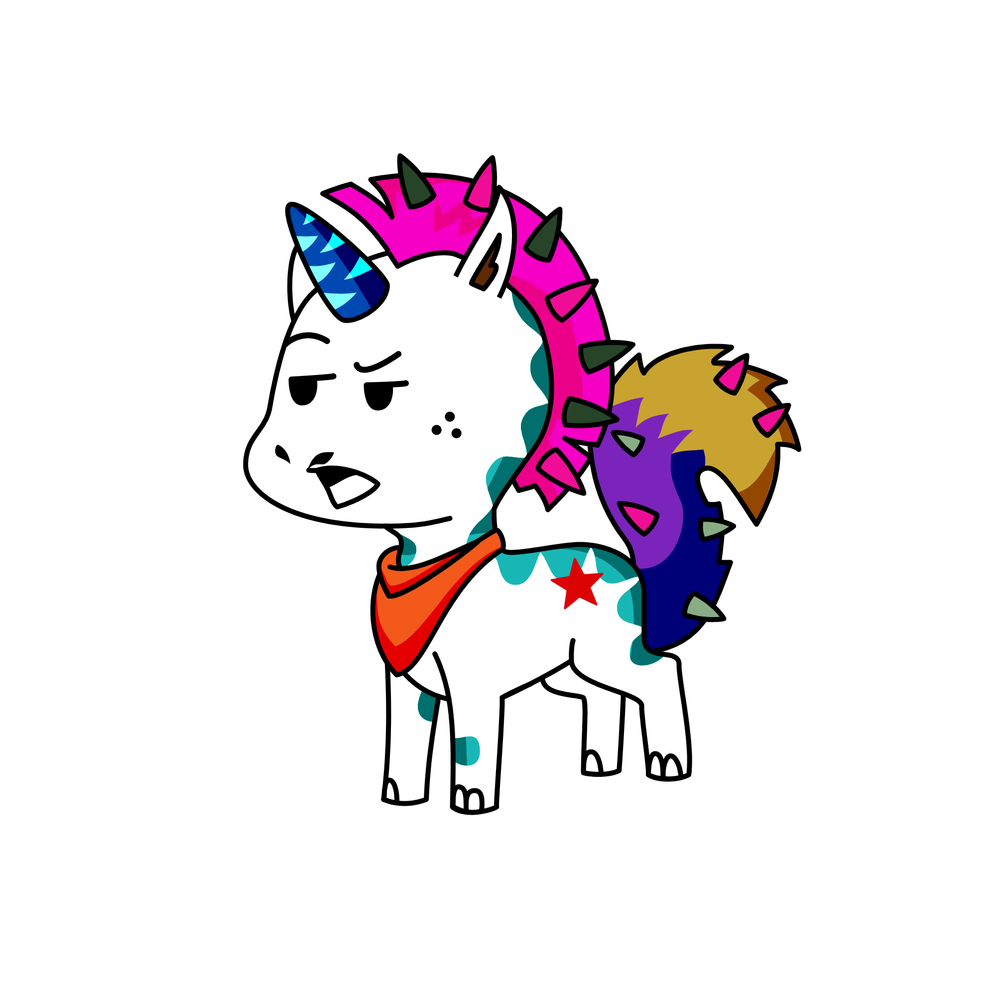 Ugly, the unicorn