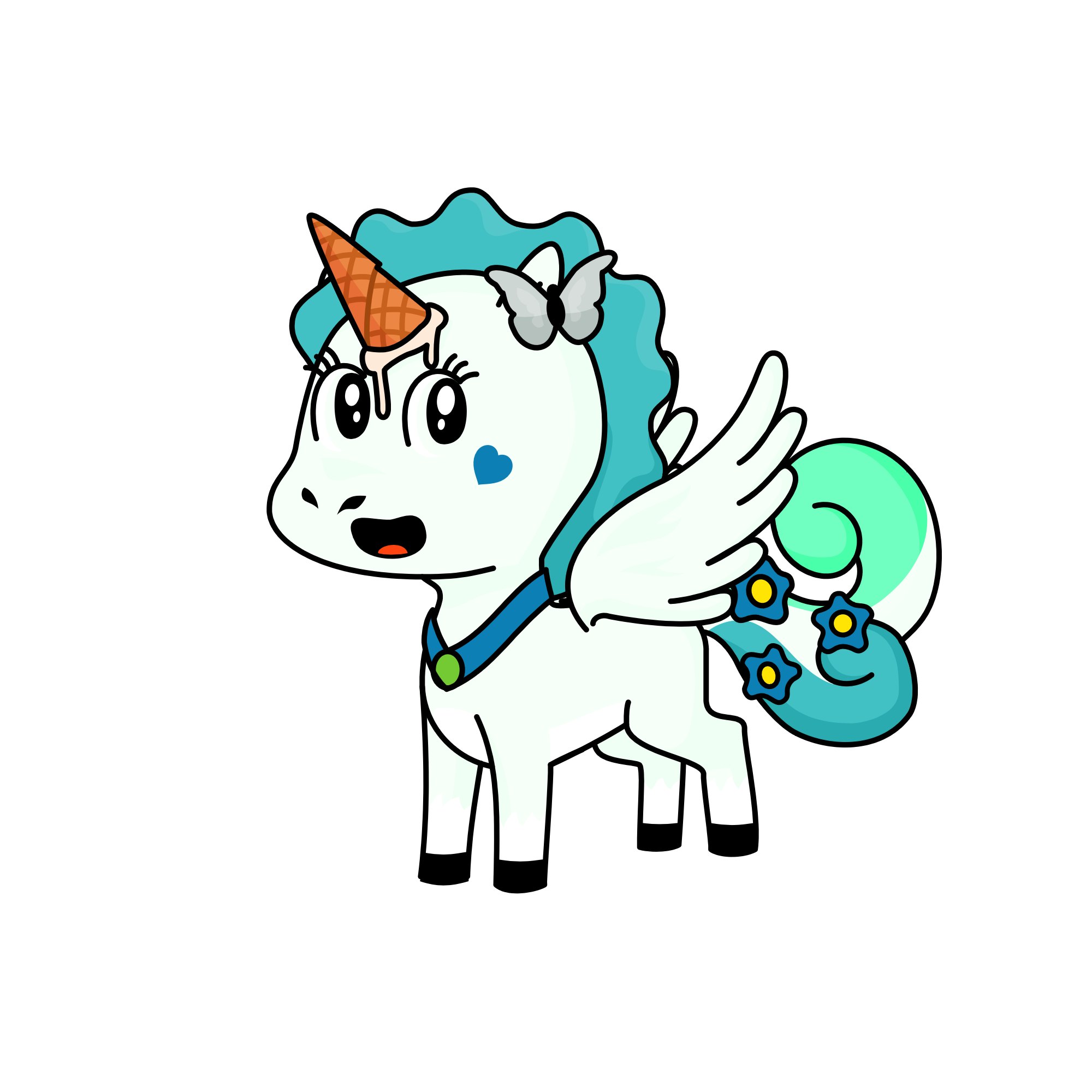 Vanilla, the unicorn
