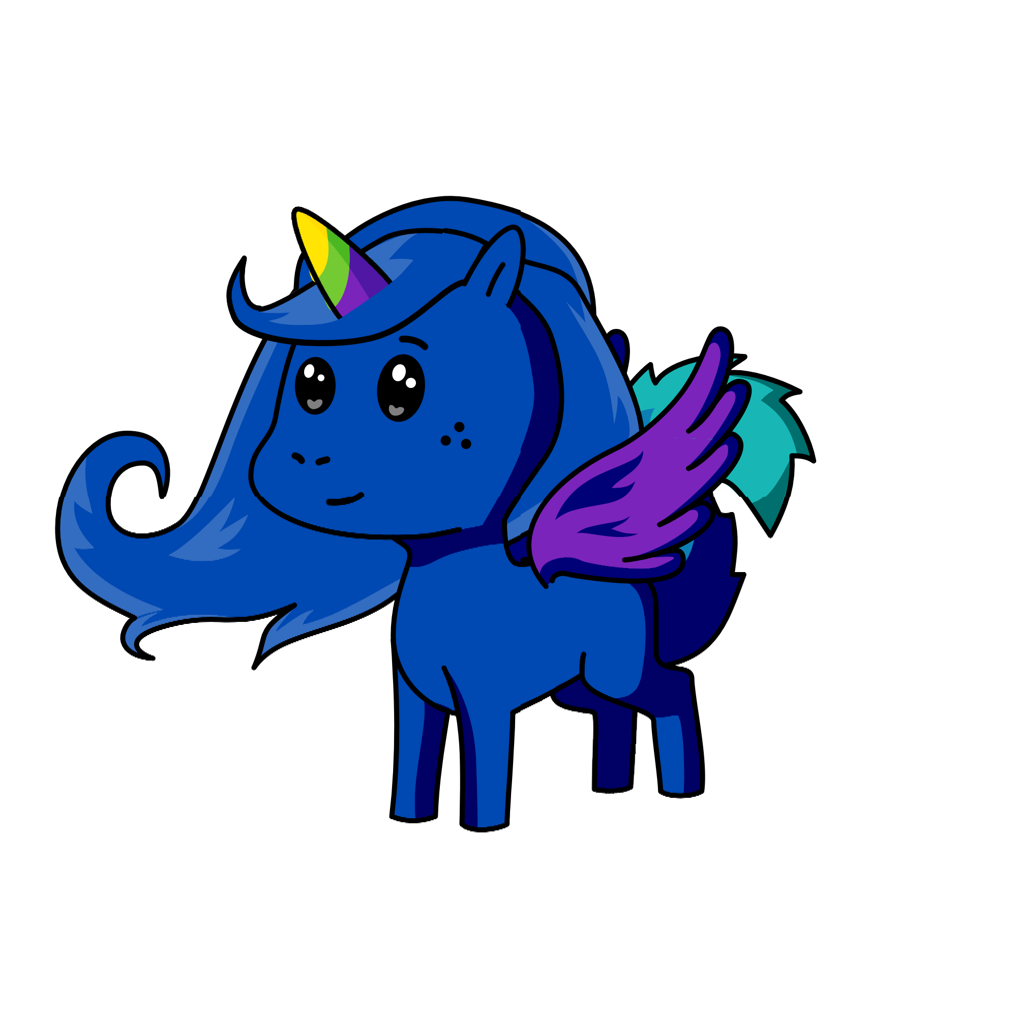 Moon, the unicorn