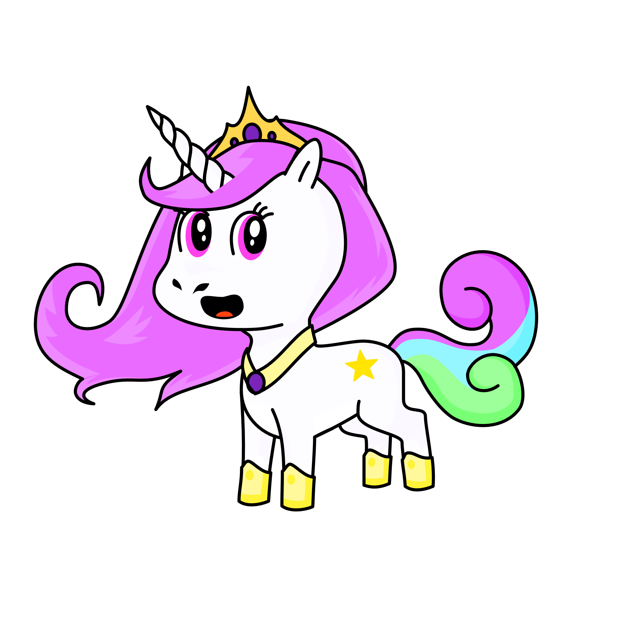 Princess Celestia, the unicorn