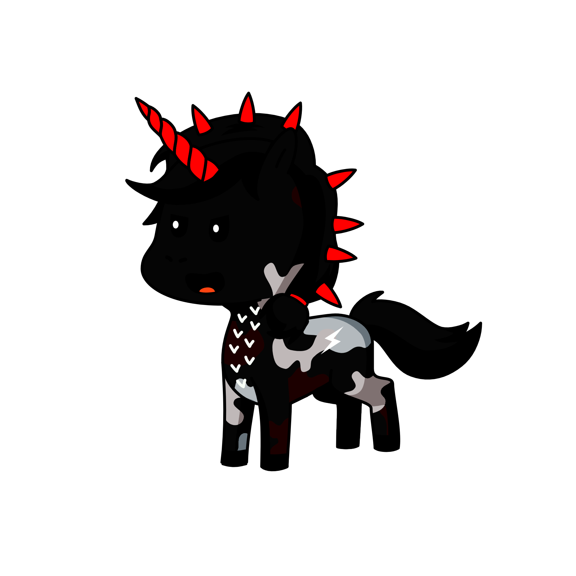 Dark Knight, the unicorn