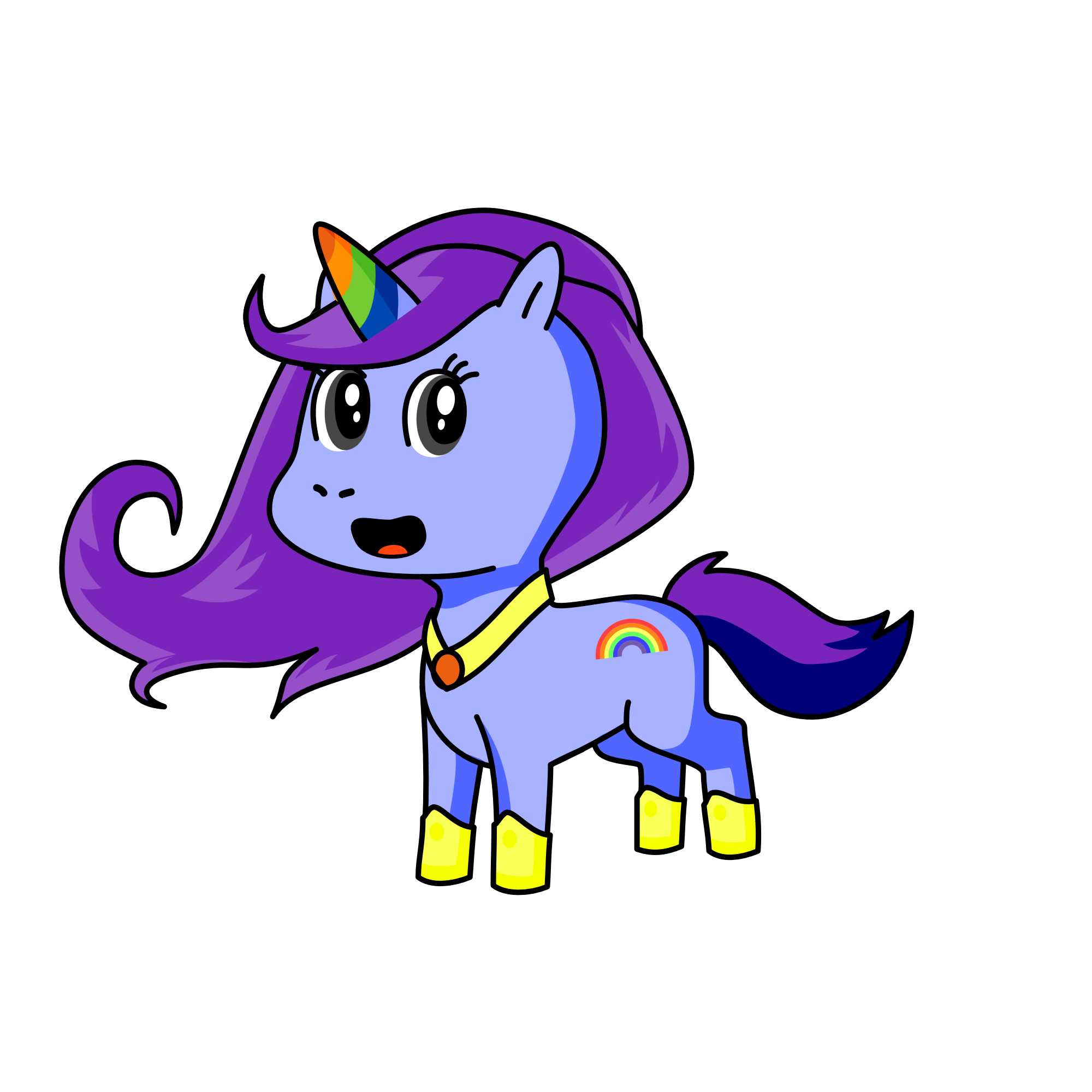 rainbow, the unicorn