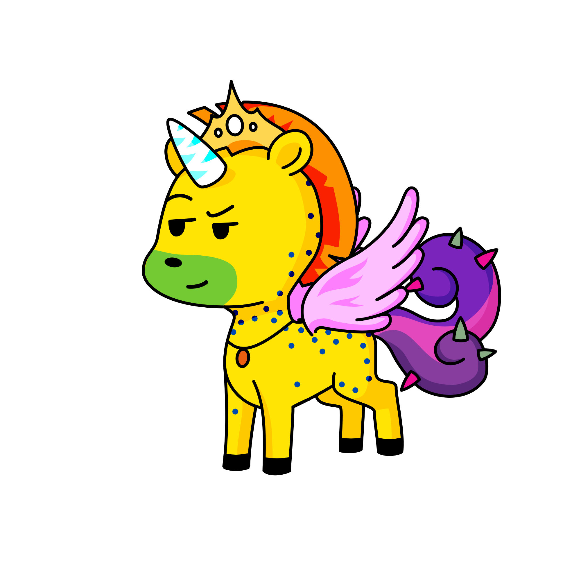 Random, the unicorn