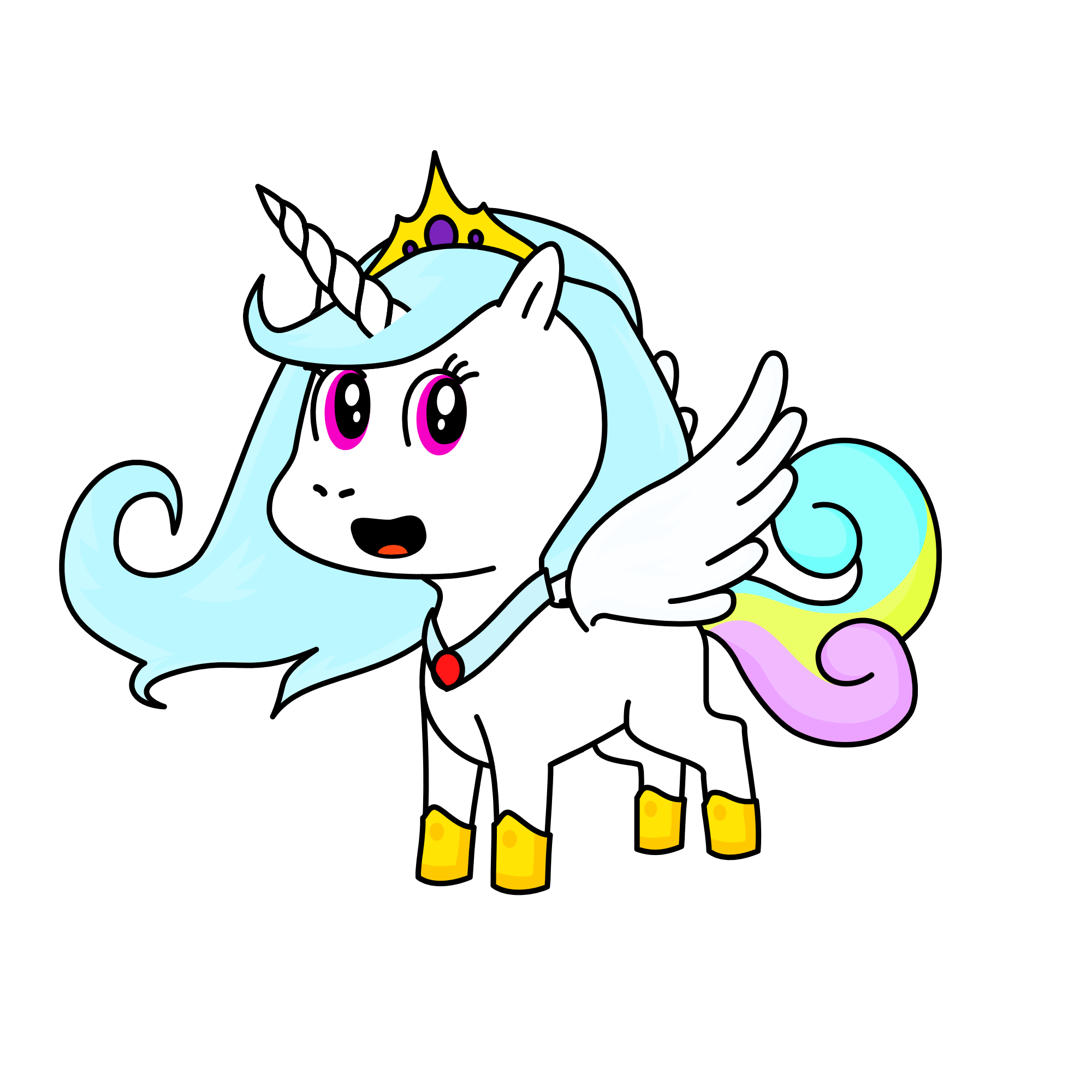 Celestia, the unicorn