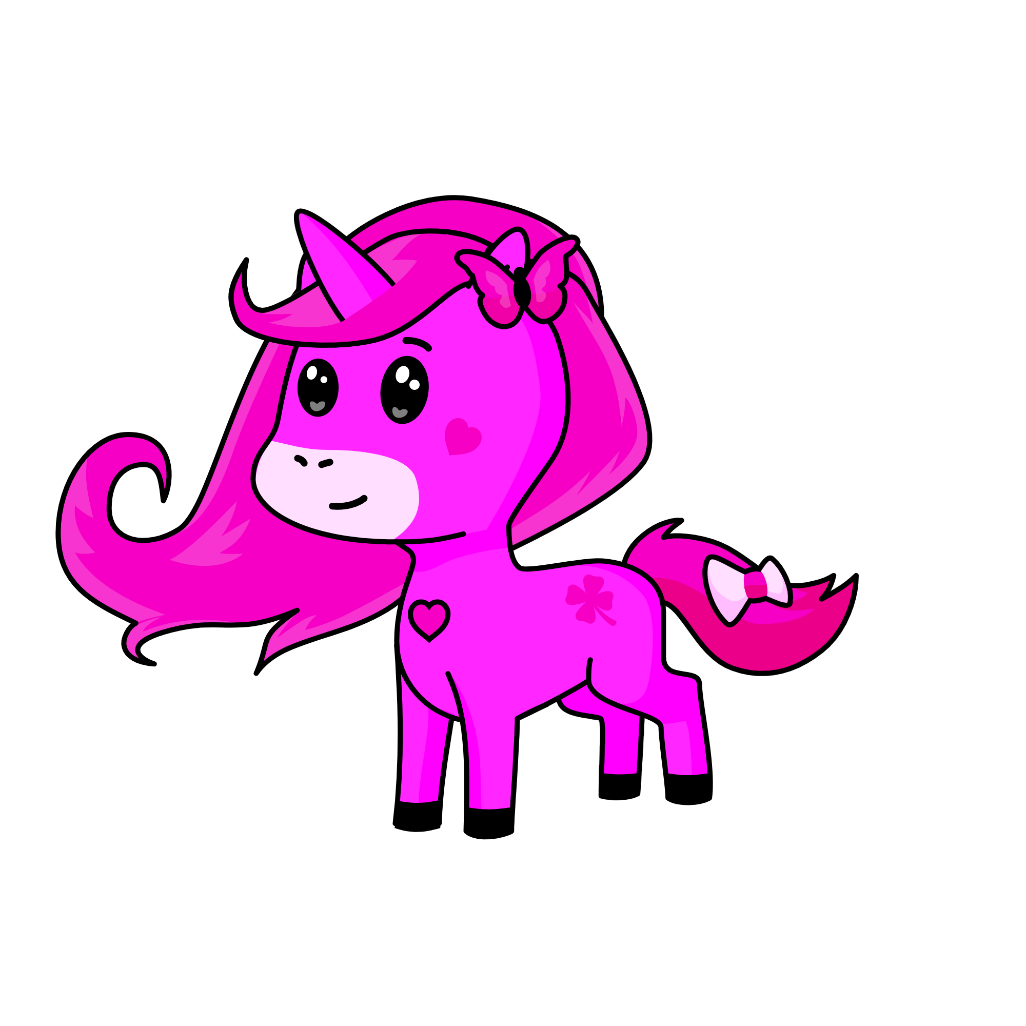 PINKY PIE, the unicorn