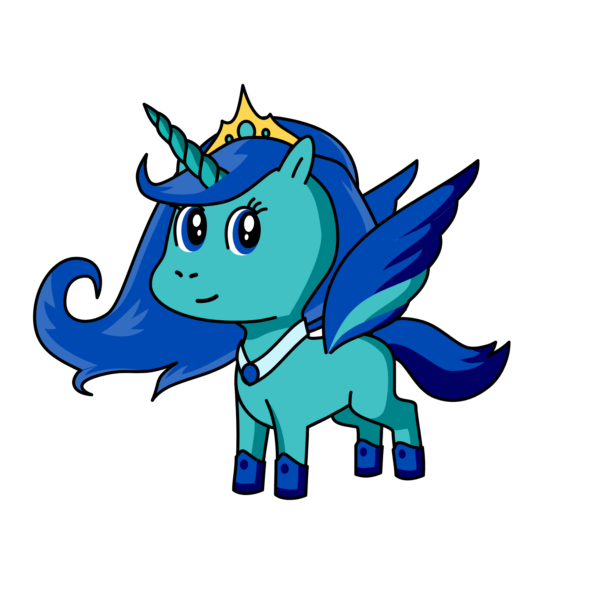 icy, the unicorn