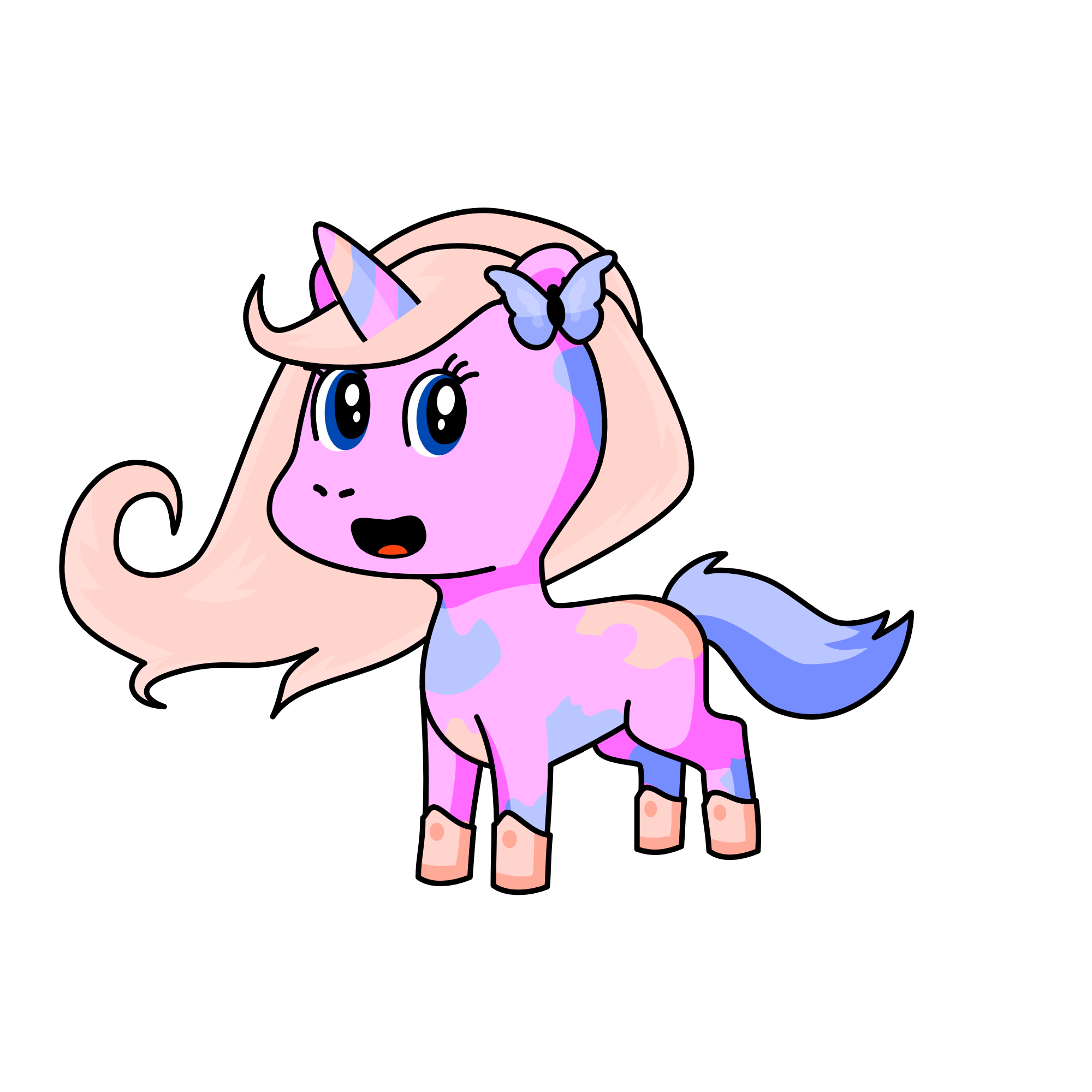 cotton candy , the unicorn