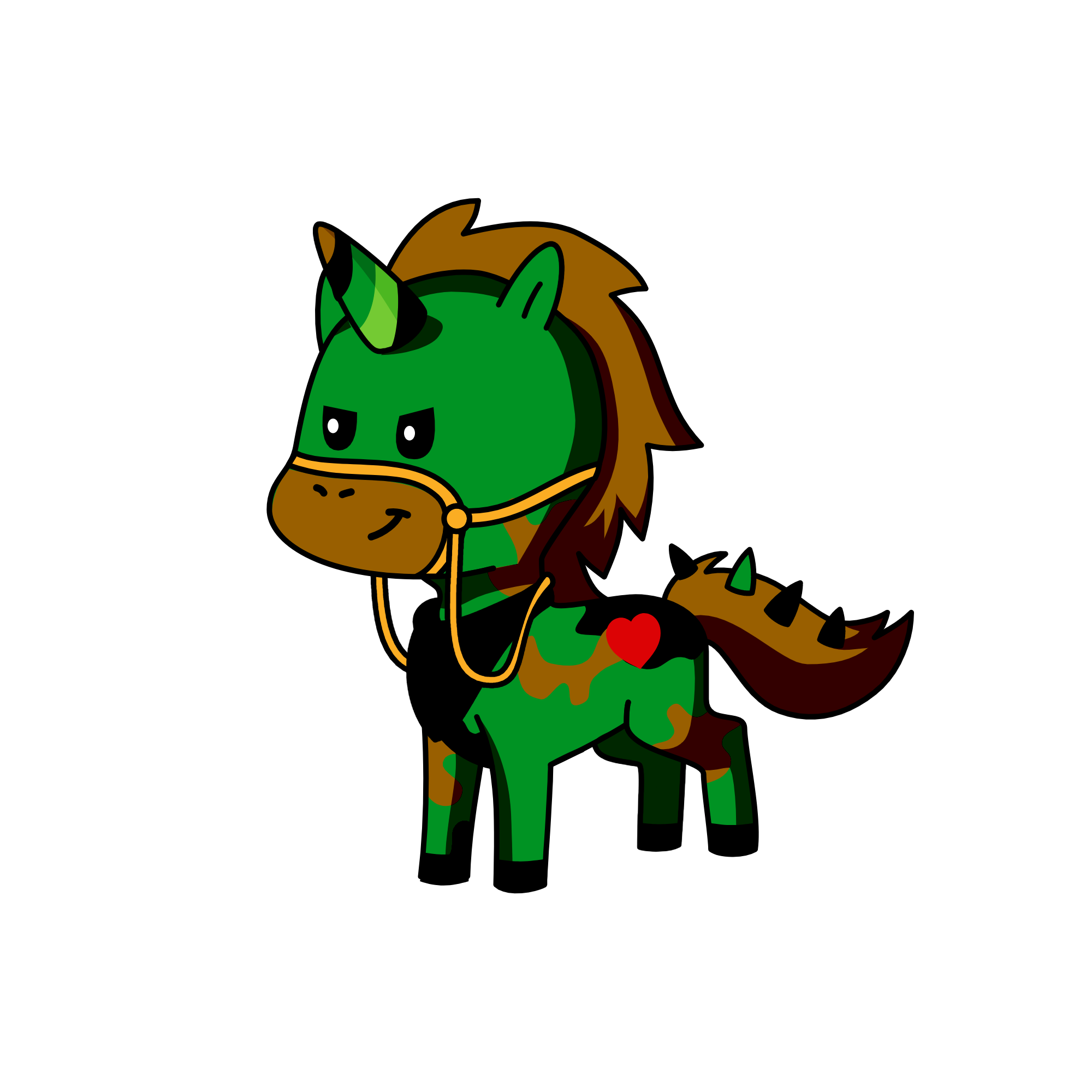 camo, the unicorn