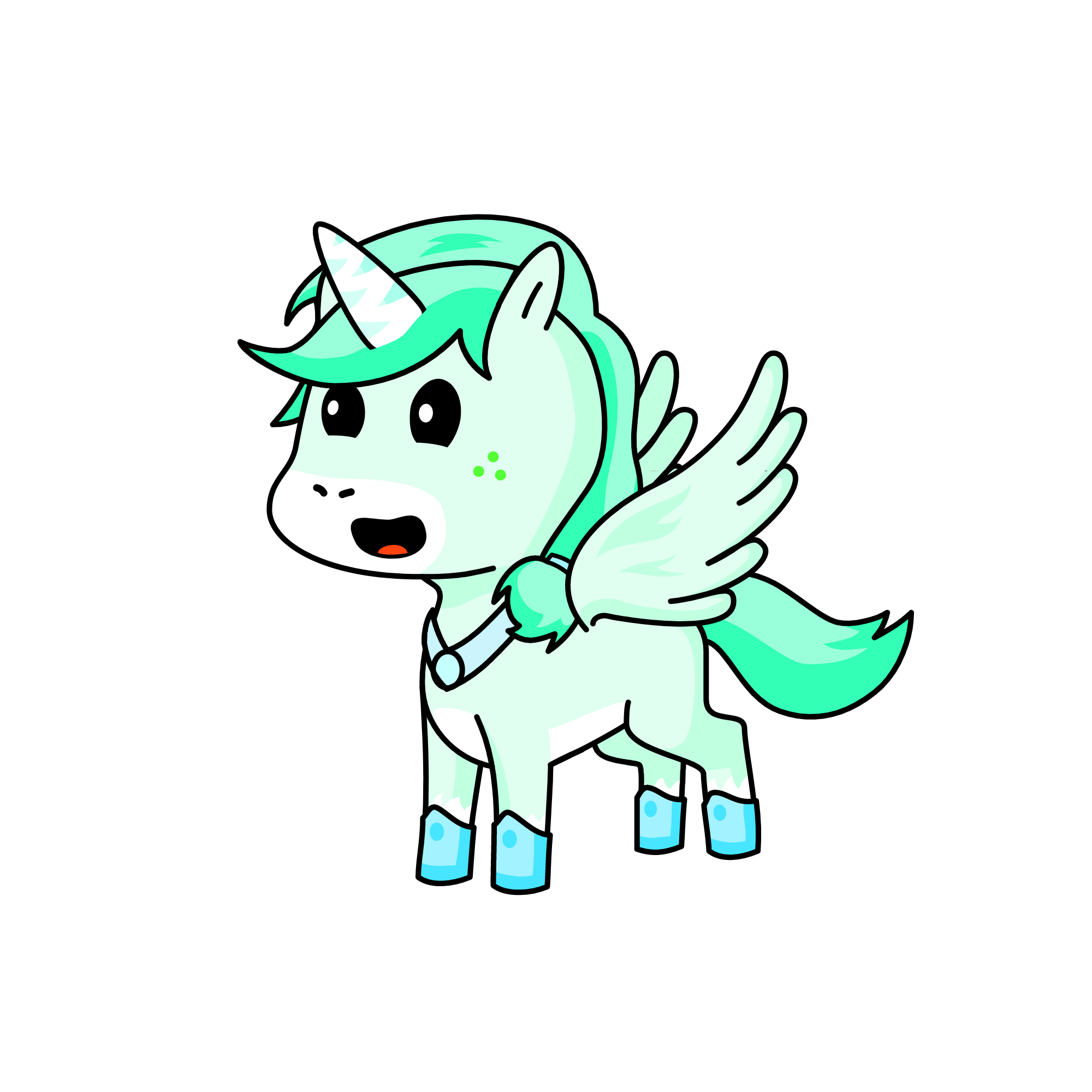 mint, the unicorn