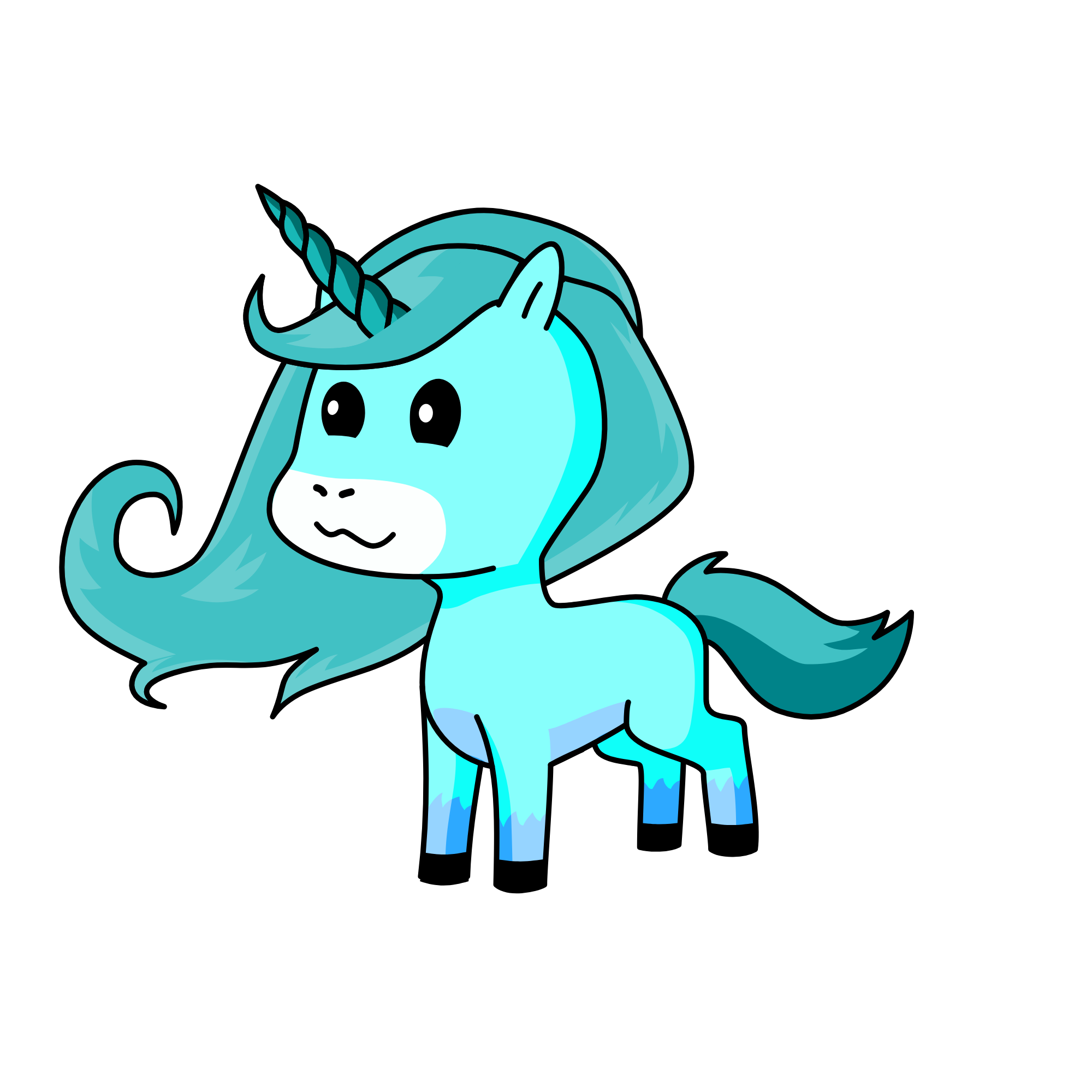 Misty, the unicorn