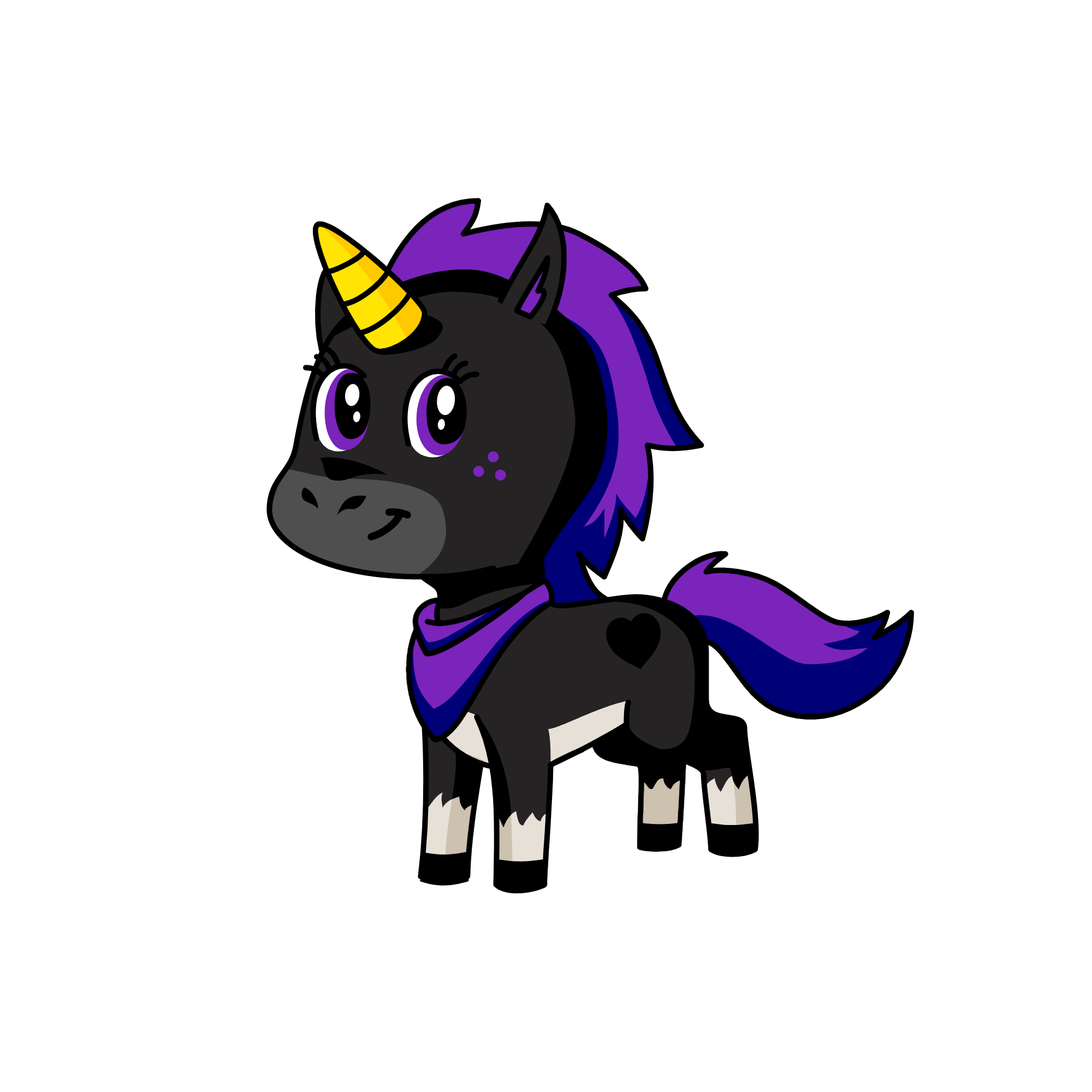 🖤midnight🖤, the unicorn